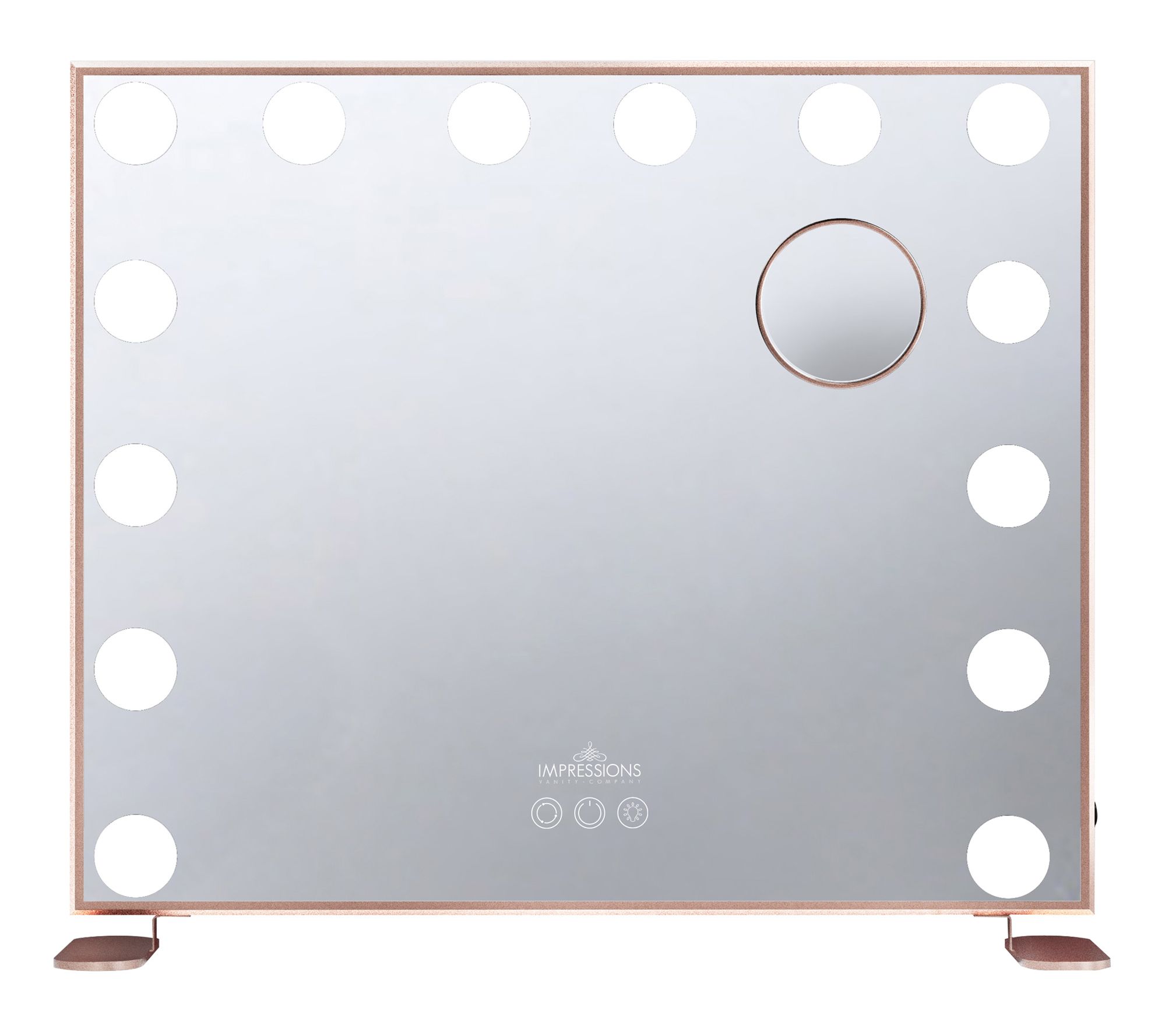 Impressions Hollywood Tri-Tone Plus Makeup Mirror