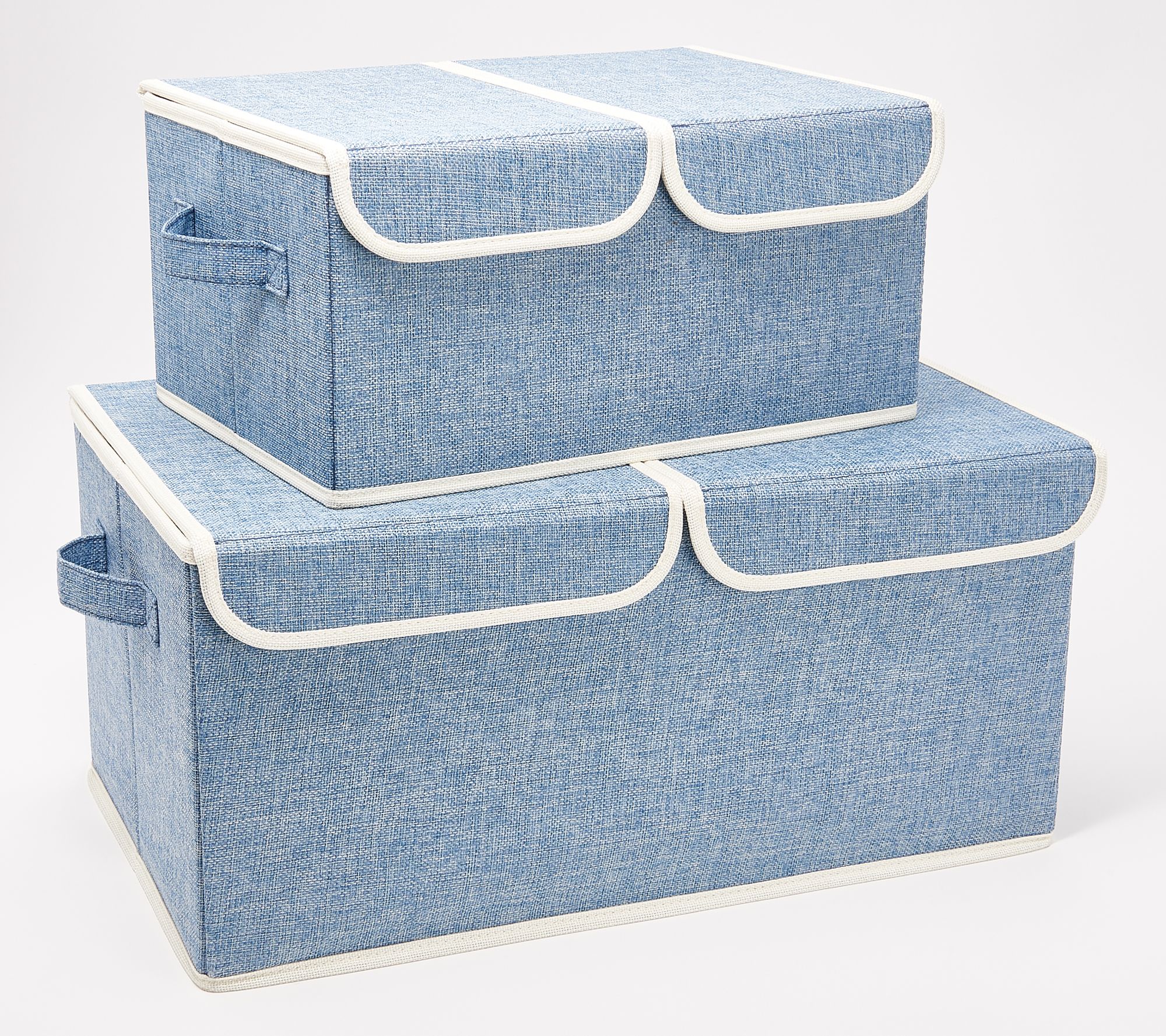 Tidy & Co. Set of 2 Collapsible Storage Boxes with Dividers 