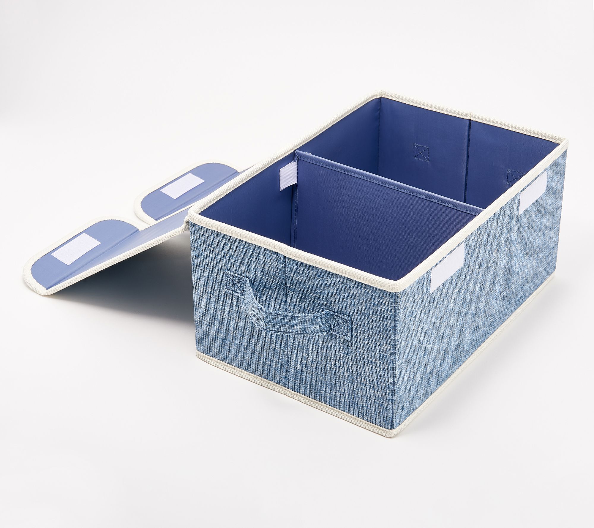 Tidy & Co. Set of 2 Collapsible Storage Boxes with Dividers