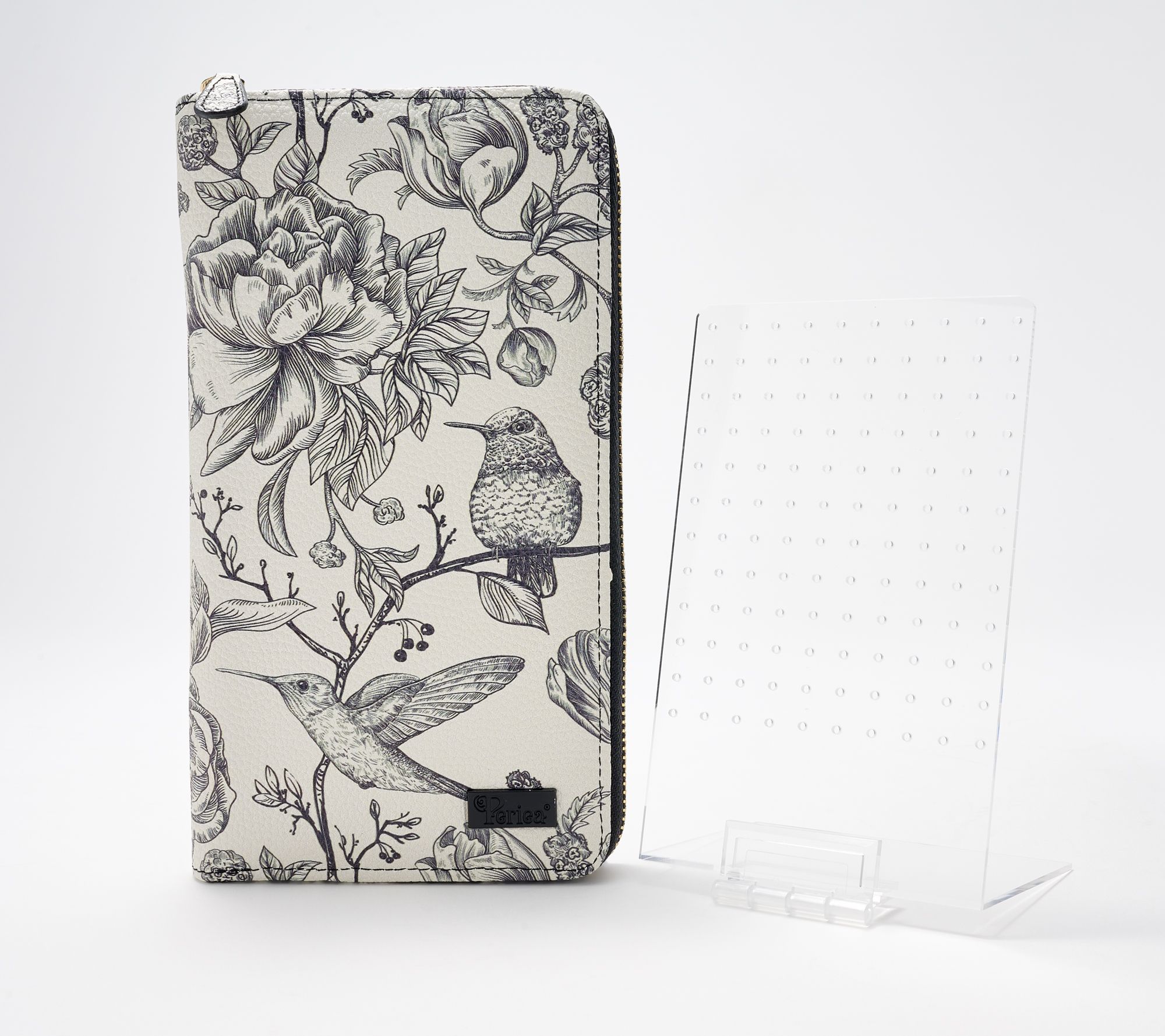 Periea Jewelry Storage Organizer w/ Acrylic Earring Holder