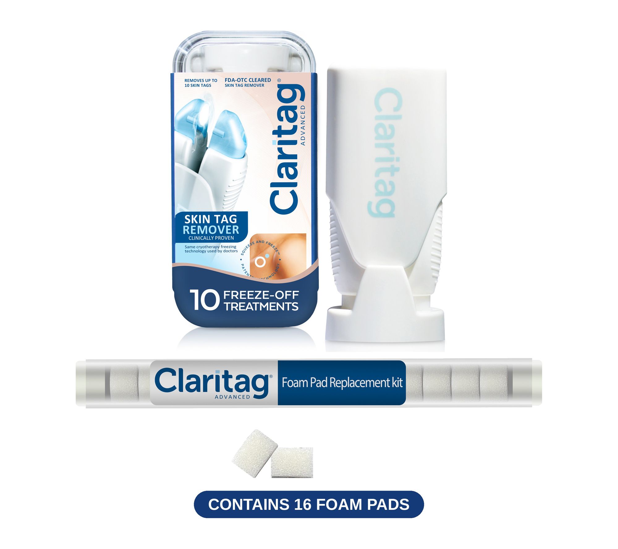 Claritag Advanced Skin Tag Remover, FDA-Cleared Freeze-Off Kit