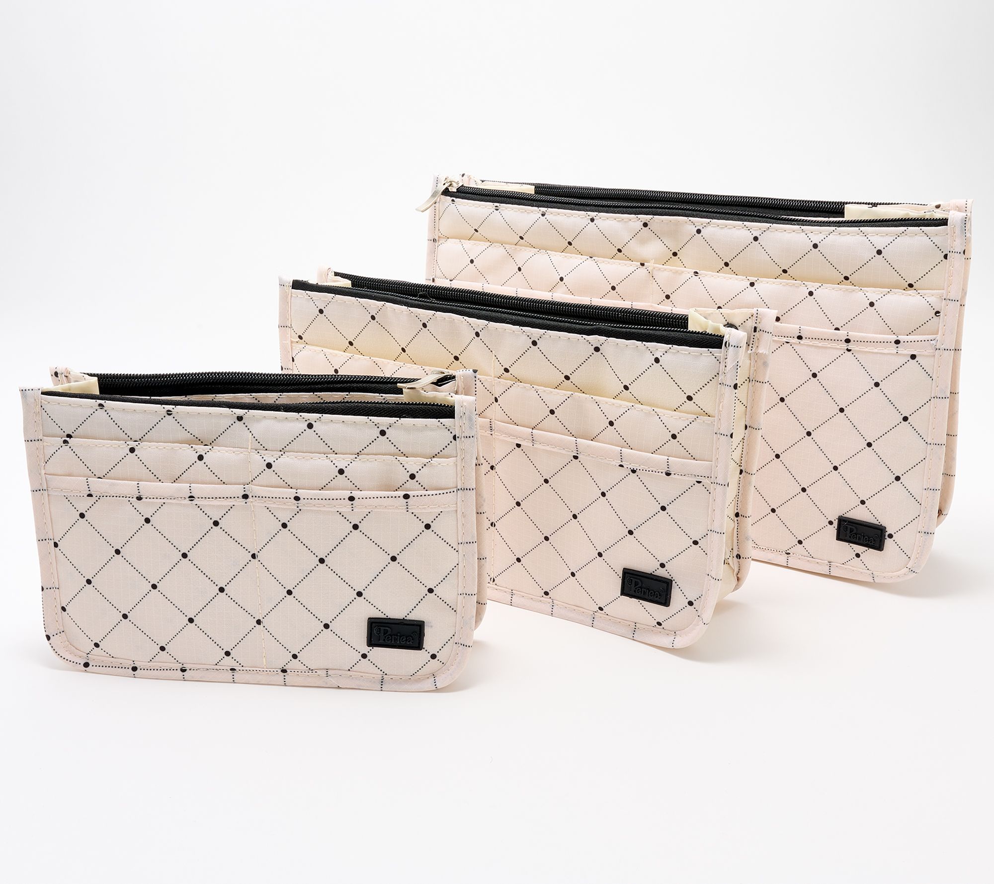 "As Is" Periea Set of 3 Purse Organizers