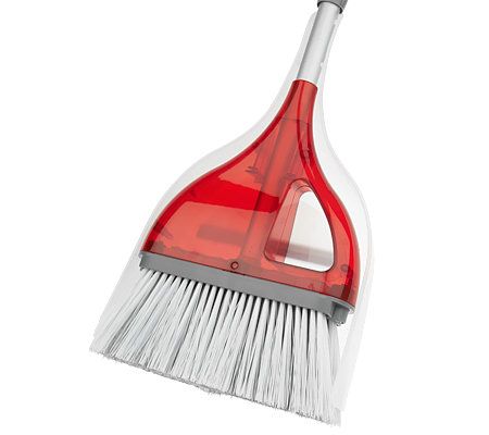 Don Aslett's Expandable Broom with Pet Brush and Dust Pan - QVC.com