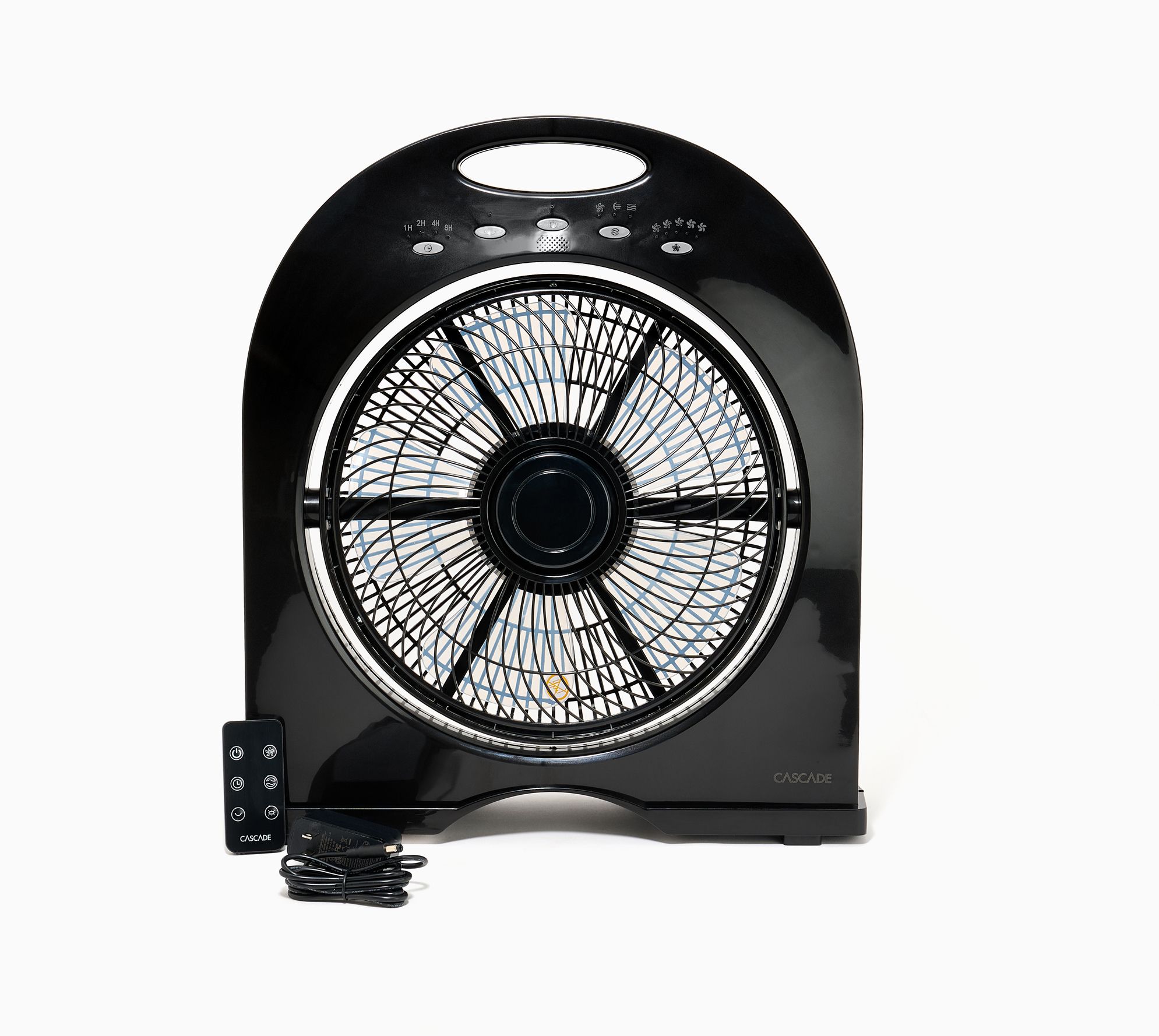 Cascade Capri 12" Cordless Rechargeable Fan with Remote