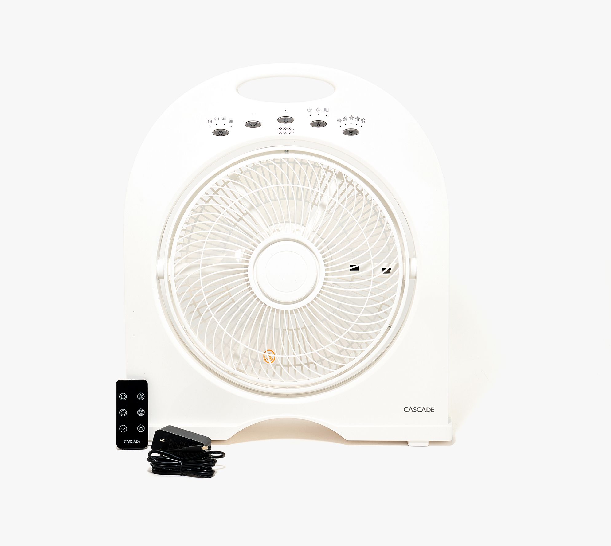 Cascade Capri 12" Cordless Rechargeable Fan with Remote