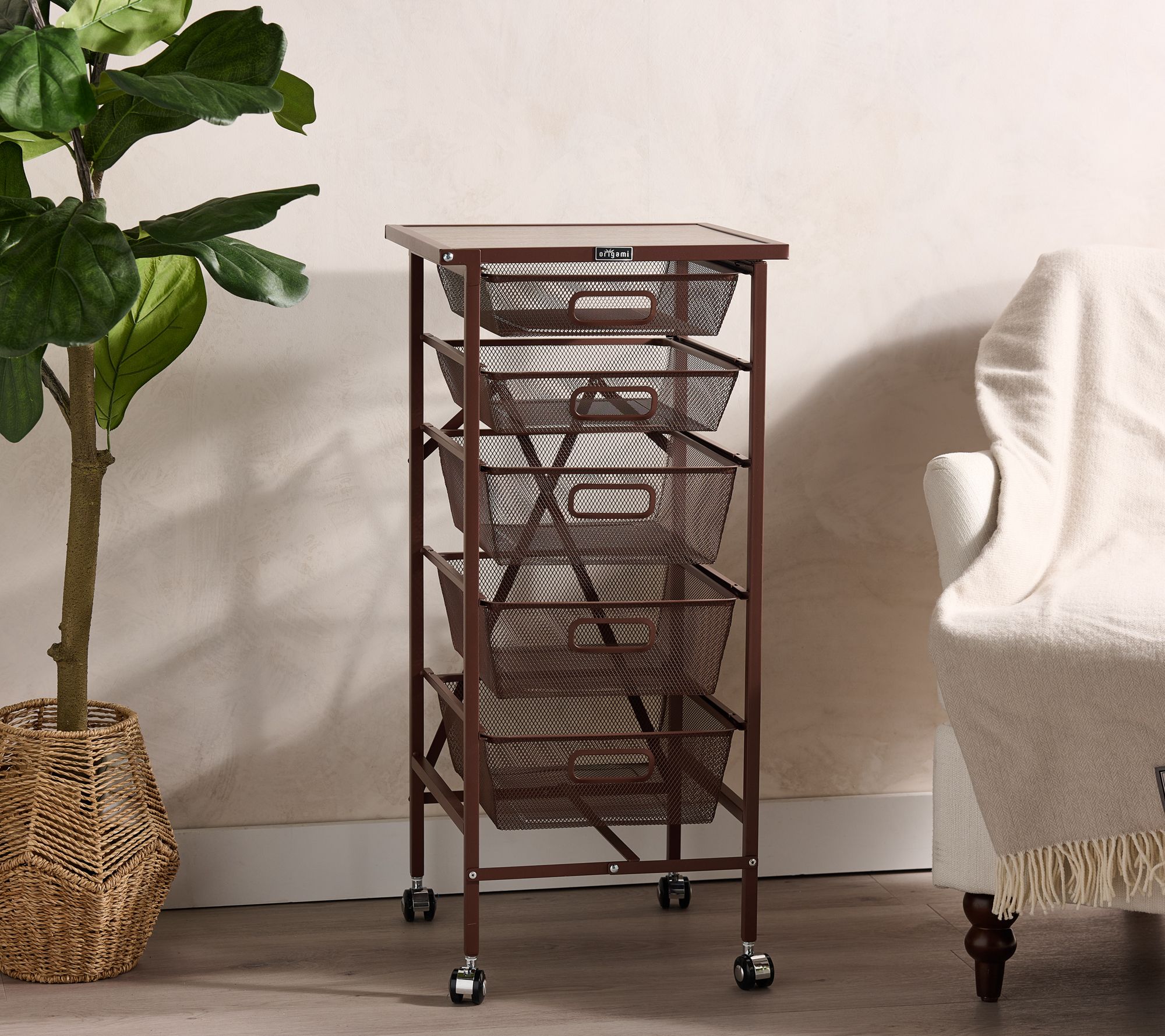 Pop-It 5-Drawer Storage Cart on Wheels