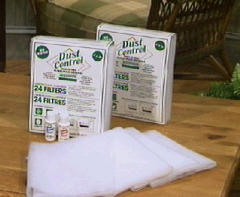 Set of 52 Dust Control Vent Filters w/ Vent Scent Fragrance - QVC.com