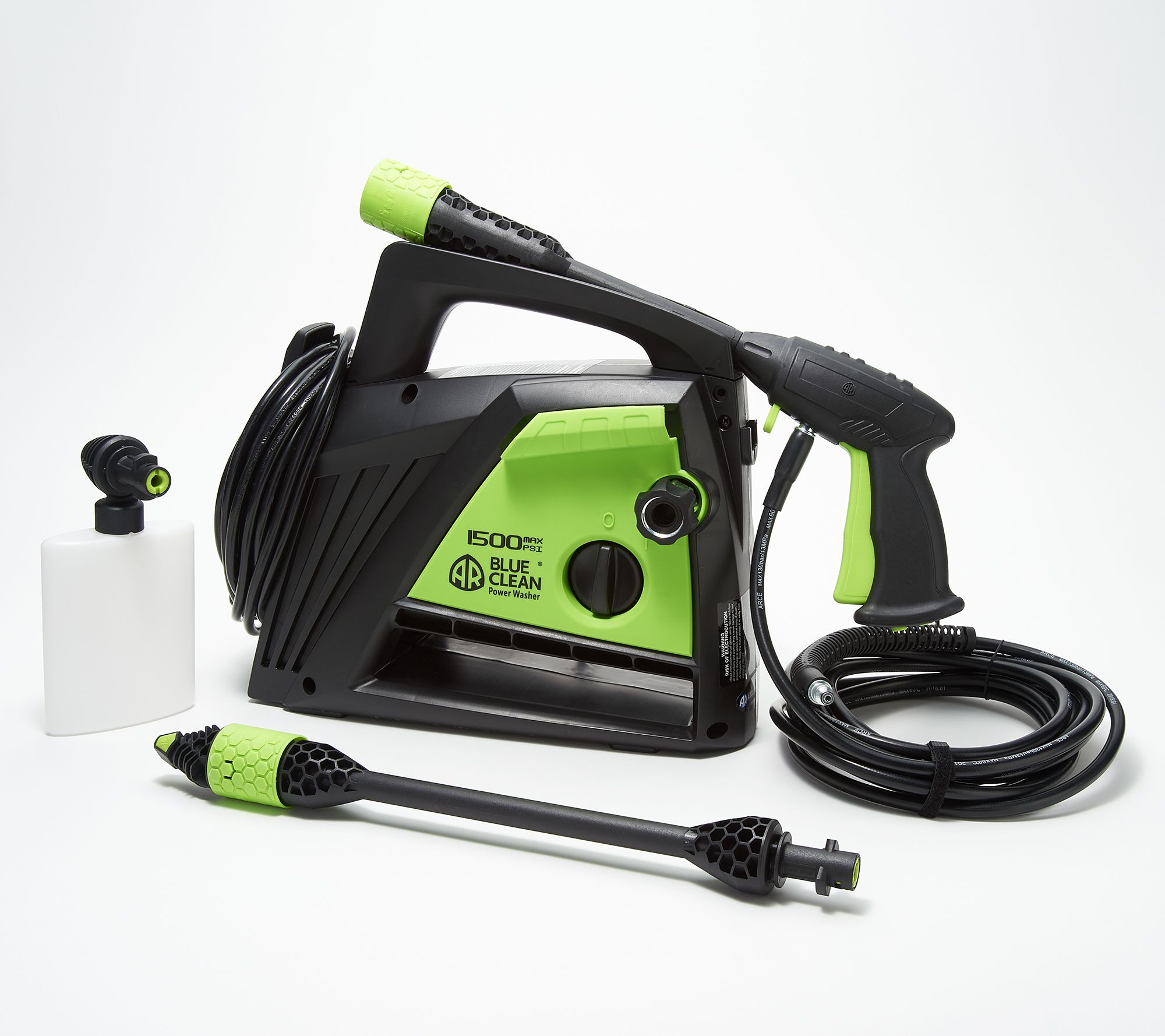 (QVC) Blue Clean 1500 PSI Pressure Washer with Quick Connect Wand