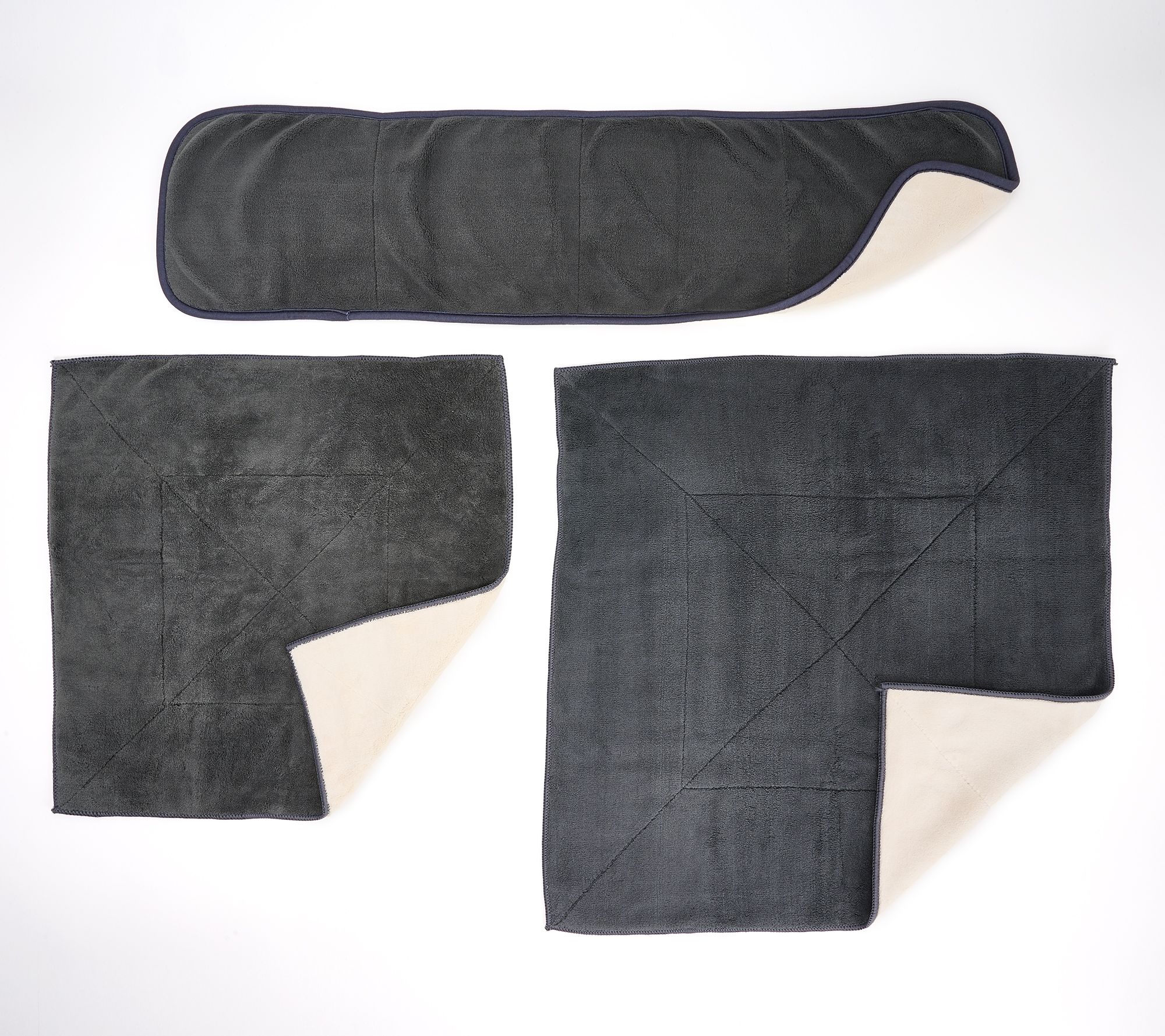 "As Is" Kochblume Two Tone Microfiber Kitchen Towels