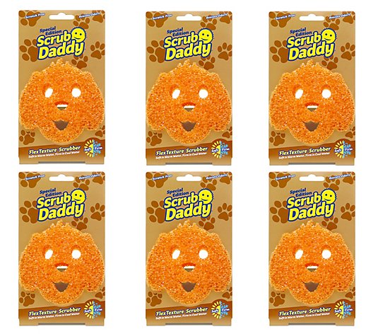 Scrub Daddy Set of (6) FlexTexture Puppy Shape Sponges