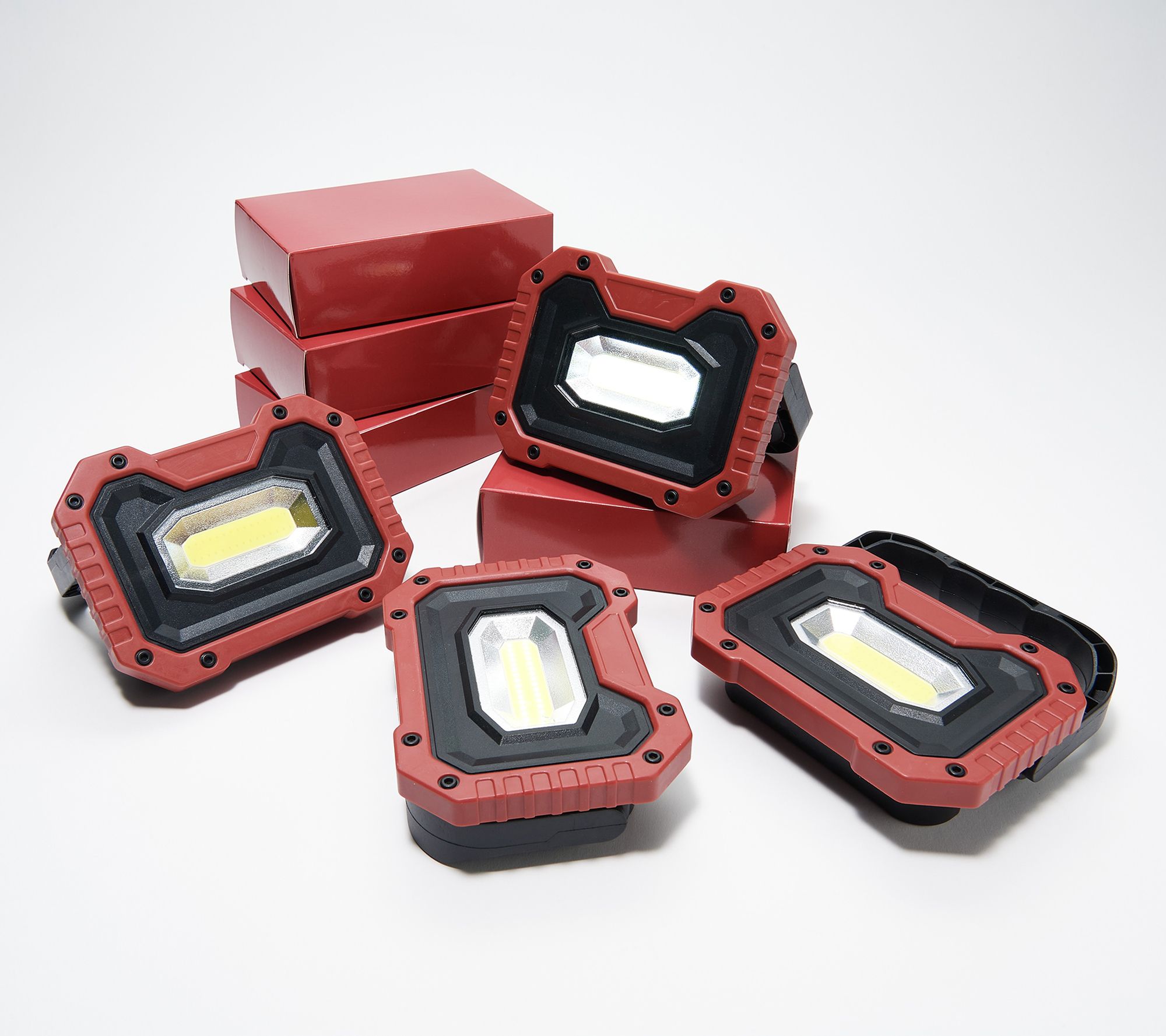 "As Is" BrightEase Set of 4 Work Lights with Magnets