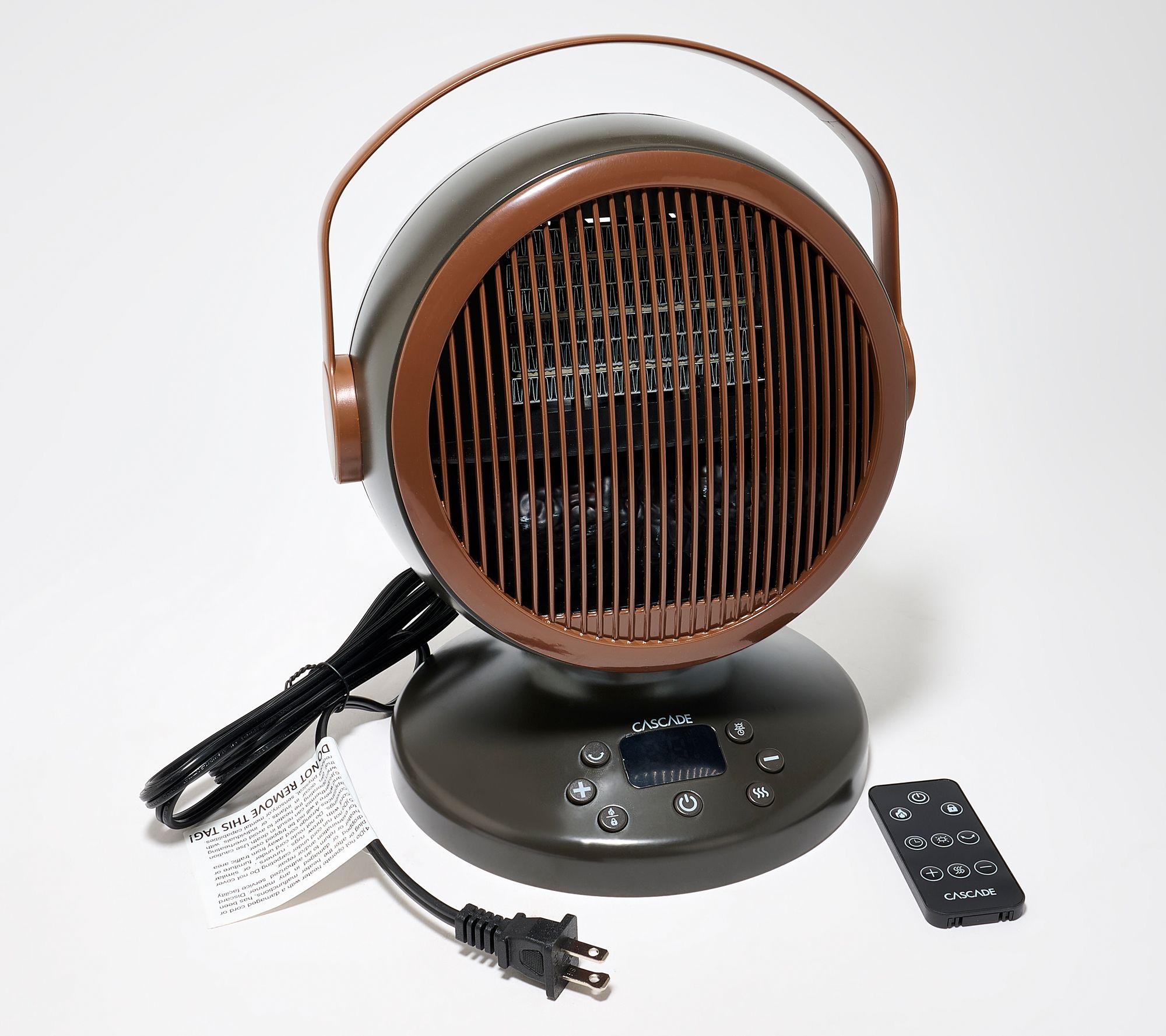  Cascade Wunder Warmth 13" Portable Heater w/ Digital Flame