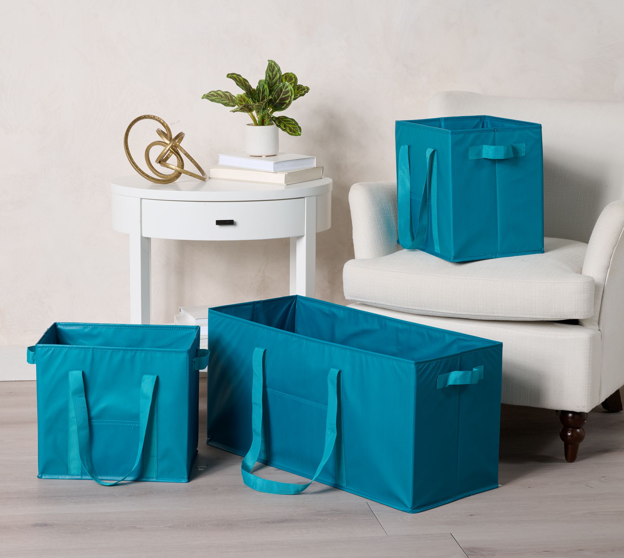 DuraSack Set of 3 Collapsible Nesting Storage Totes
