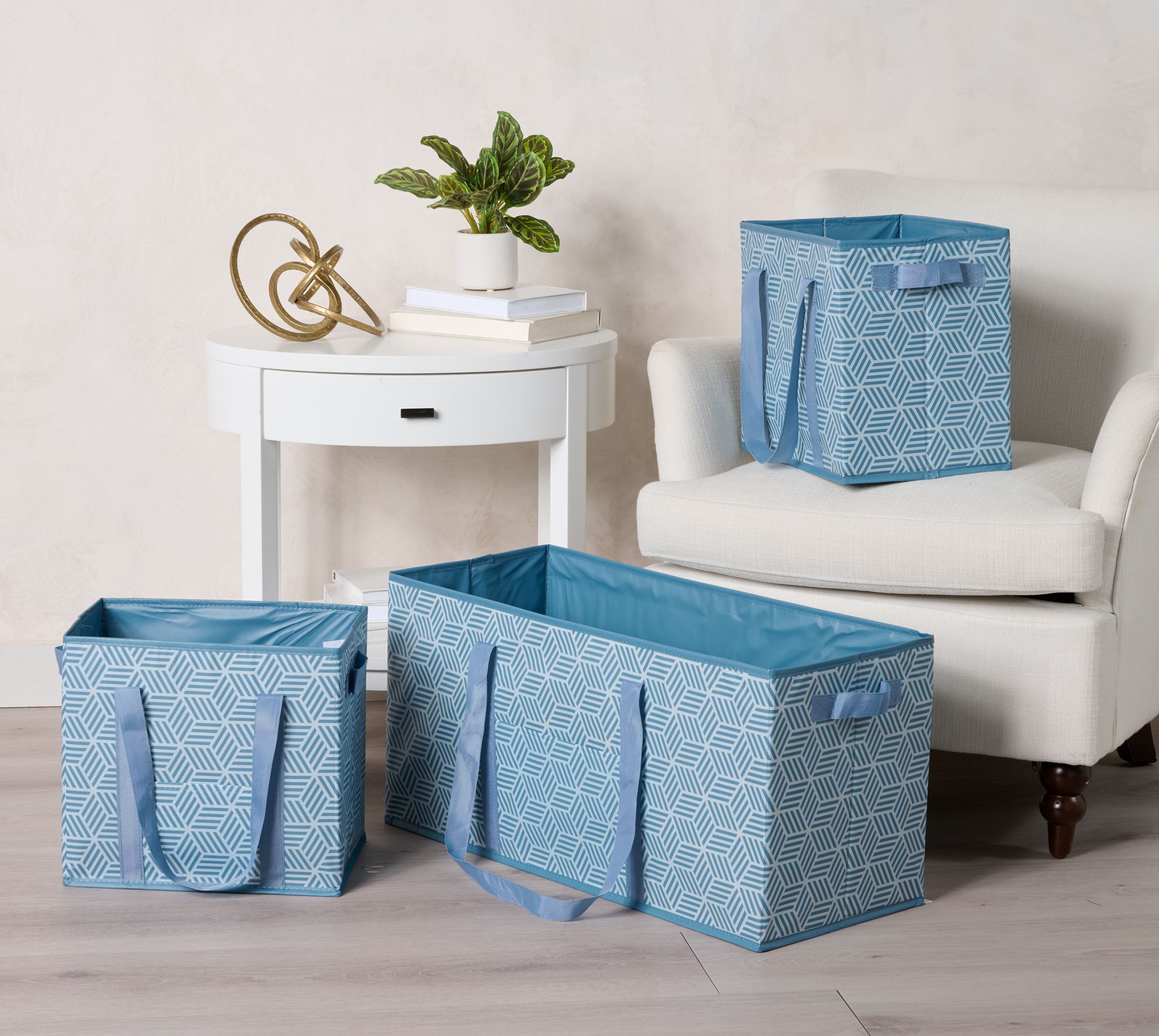 DuraSack Set of 3 Collapsible Nesting Storage Totes