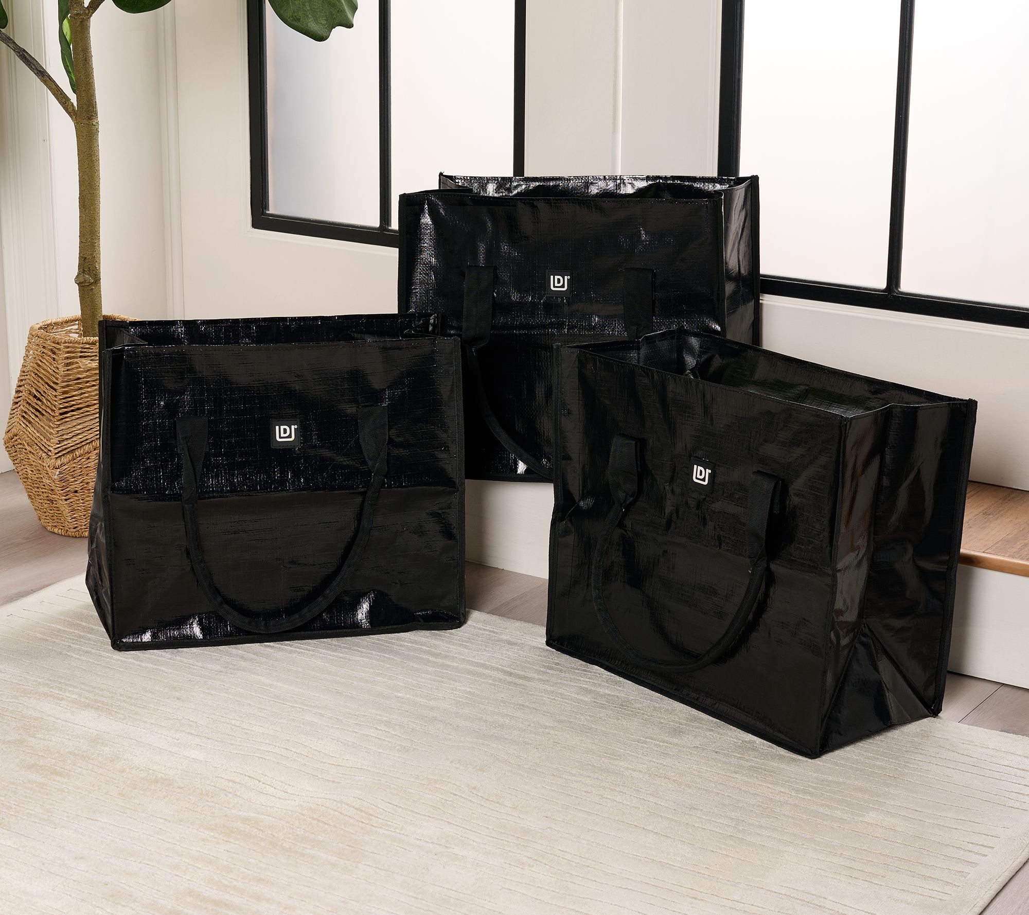 Durasack Set of 3 Zip Top Shoulder Bags