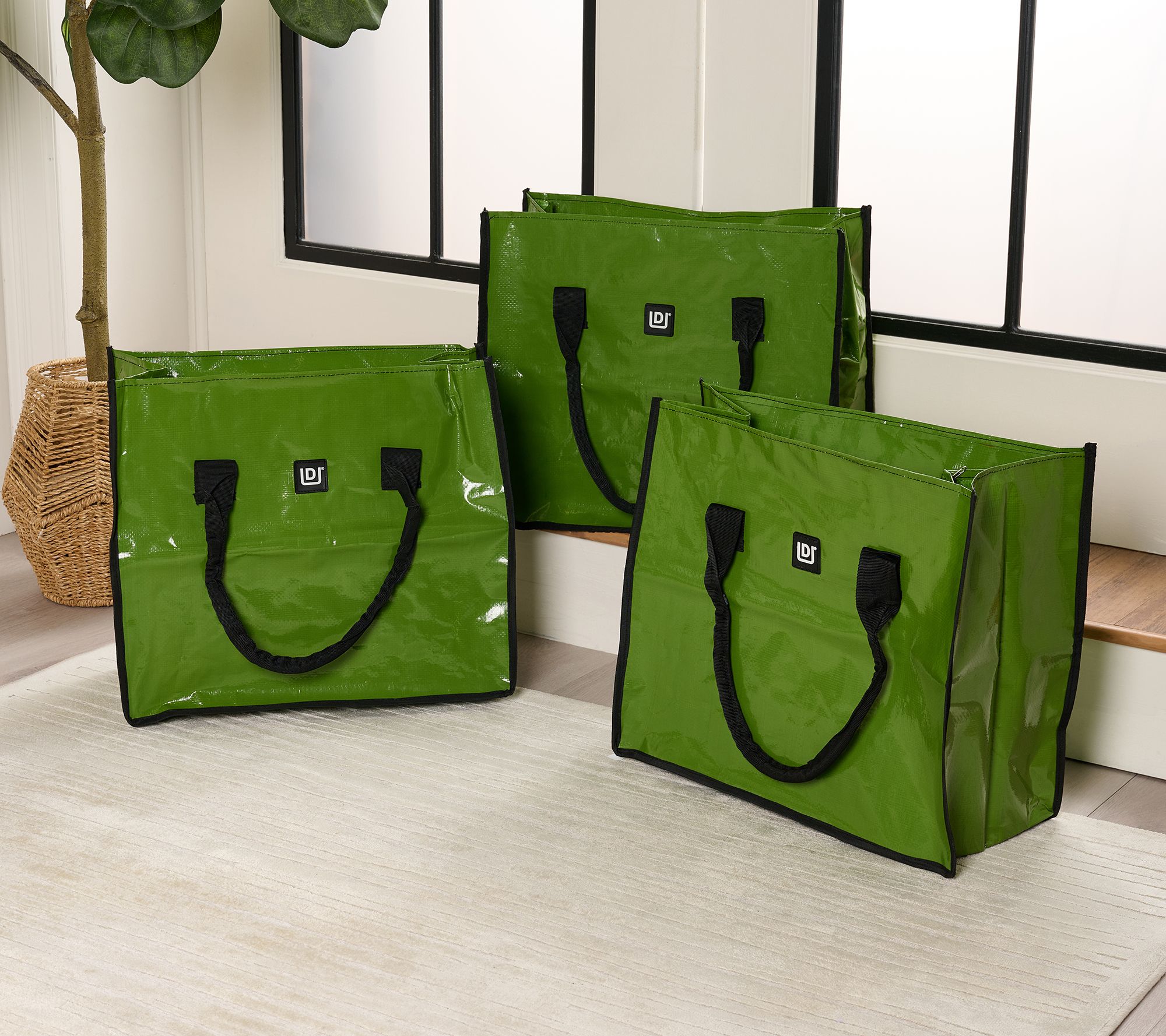 Durasack Set of 3 Zip Top Shoulder Bags