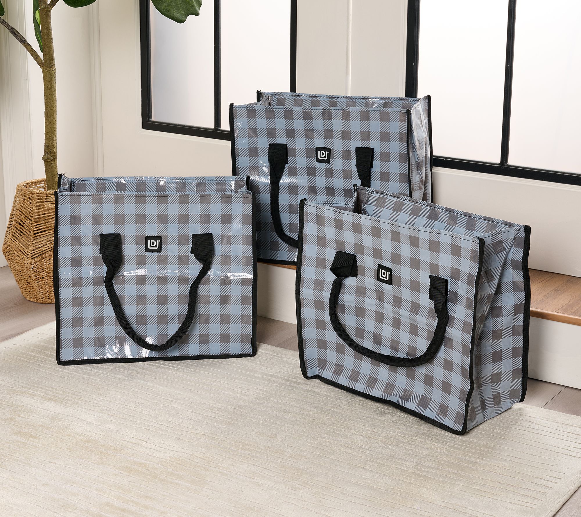 Durasack Set of 3 Zip Top Shoulder Bags