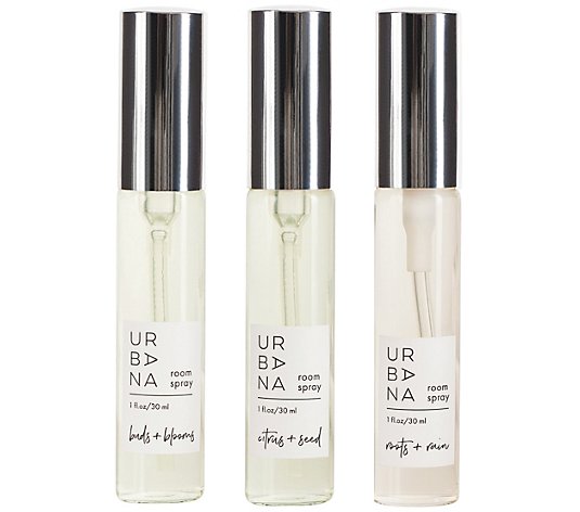 Urbana Home Fragrance Spray Collection Set of 3