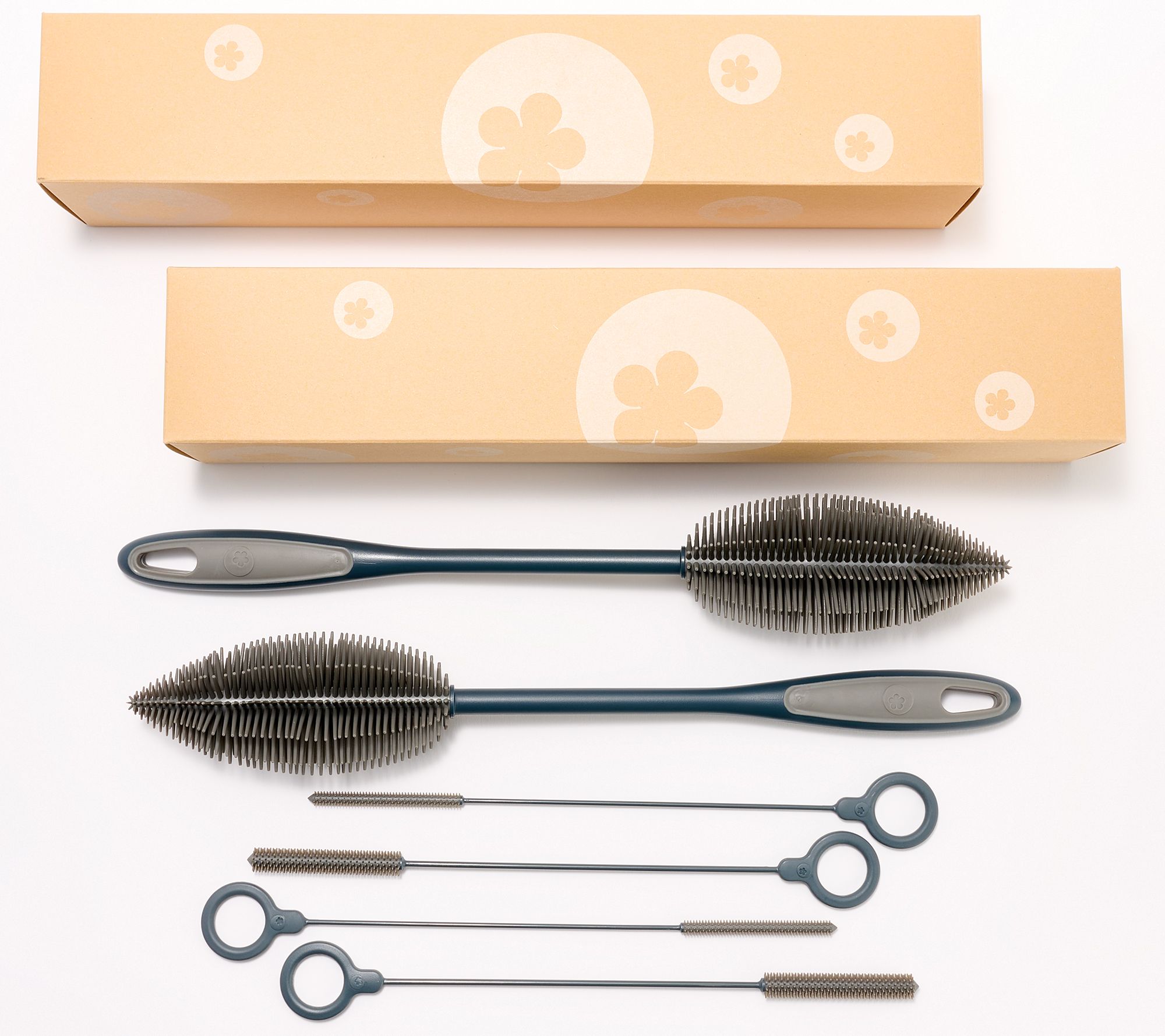 Kochblume Set of 2 Silicone Cleaning Brushes 