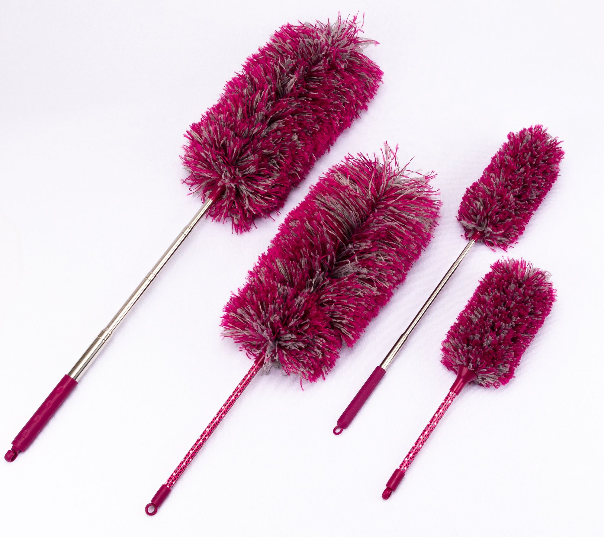 CAMPANELLI 4-Piece Handheld Microfiber Duster Set