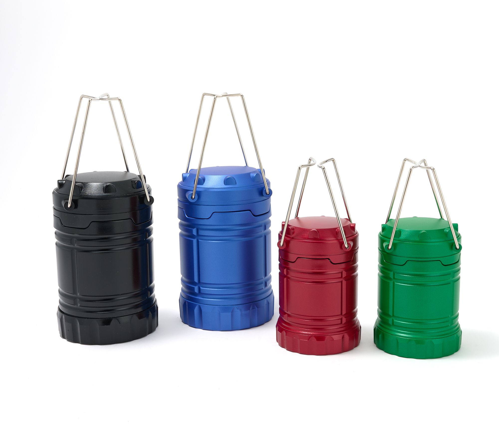 SecureBrite Set of 2 Large and 2 Mini Lanterns