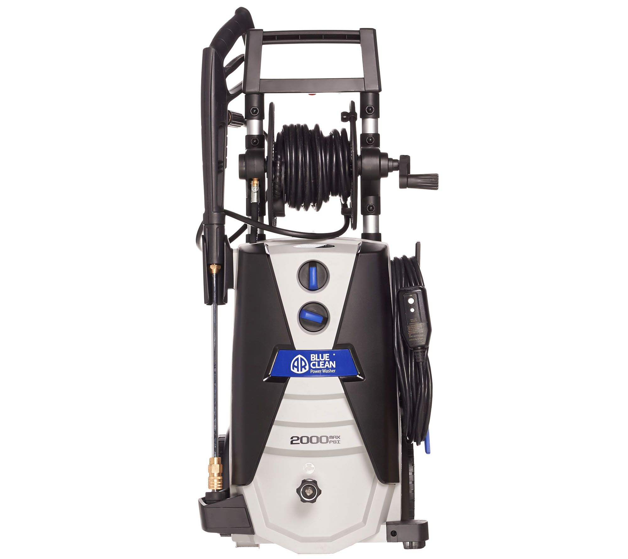 Blue Clean 2000 PSI Max Pressure Washer with Hose Reel - QVC.com