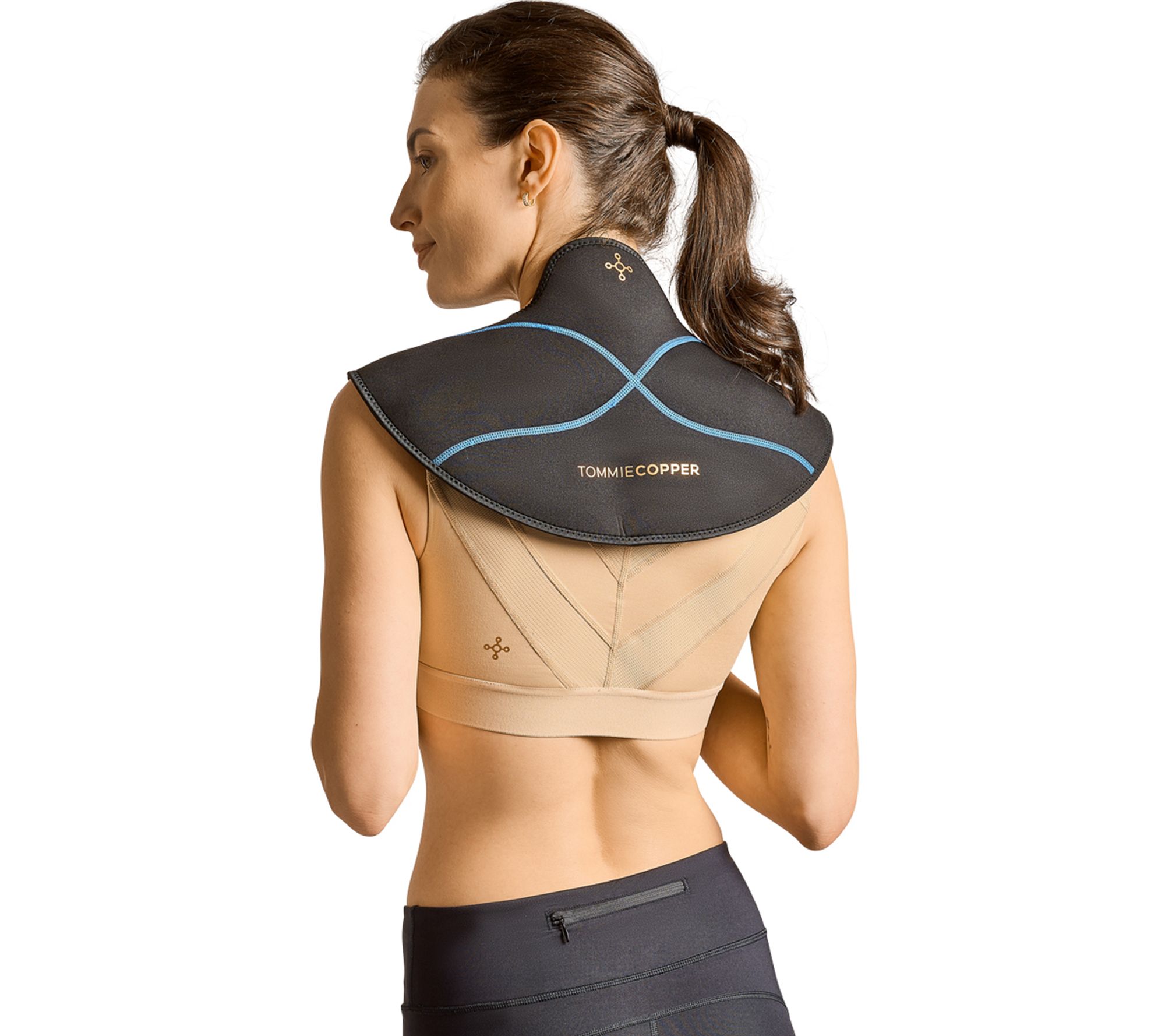 Best Buy: Tommie Copper Infrared Light Therapy Neck Wrap Dark Navy