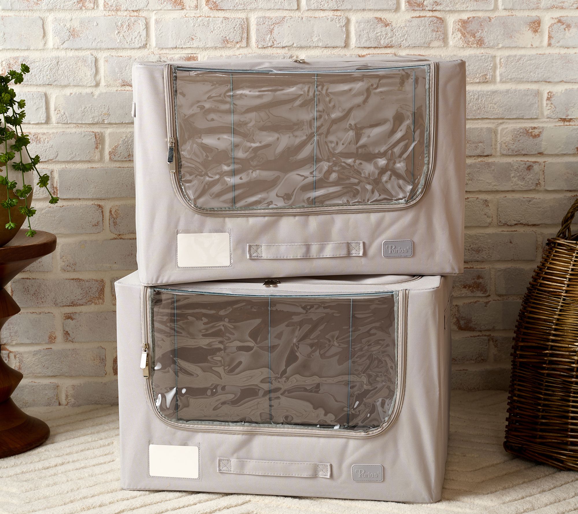 Periea Set of 2 Large Utility Storage Boxes