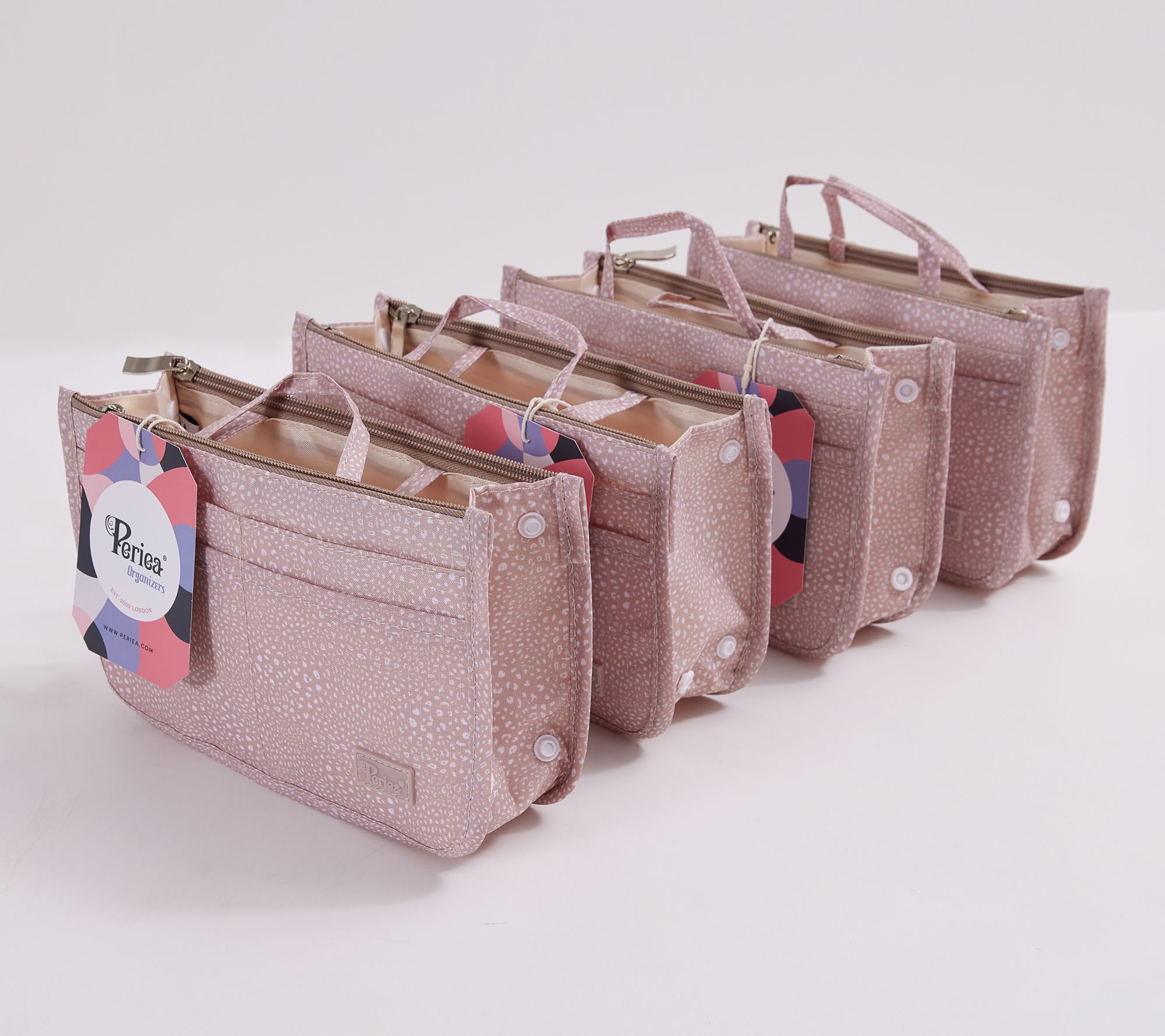  Periea Set of 4 Small Purse Organizers with Gift Bags