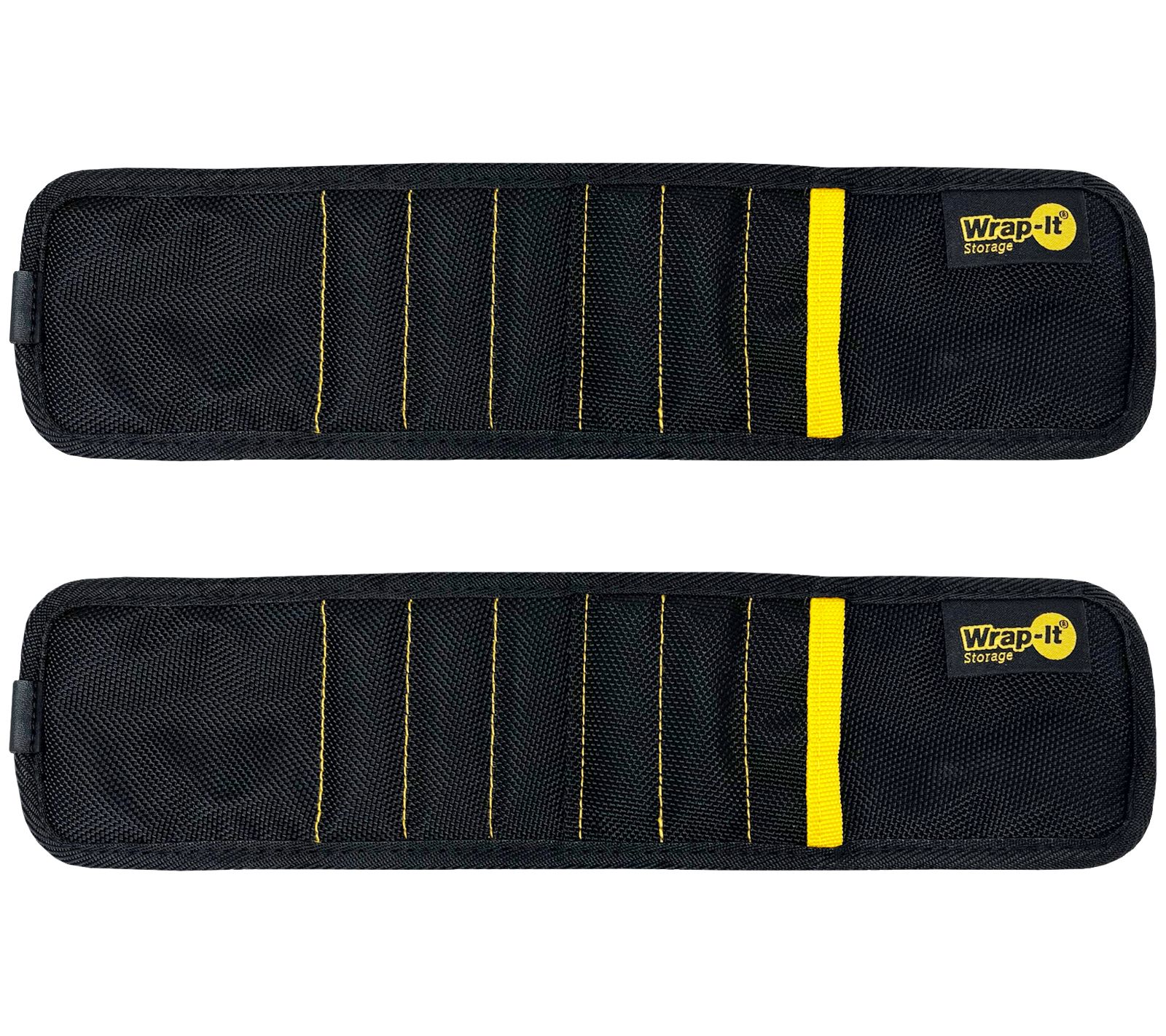 "As Is" Wrap-It Set of 2 Magnetic Snap Wristband