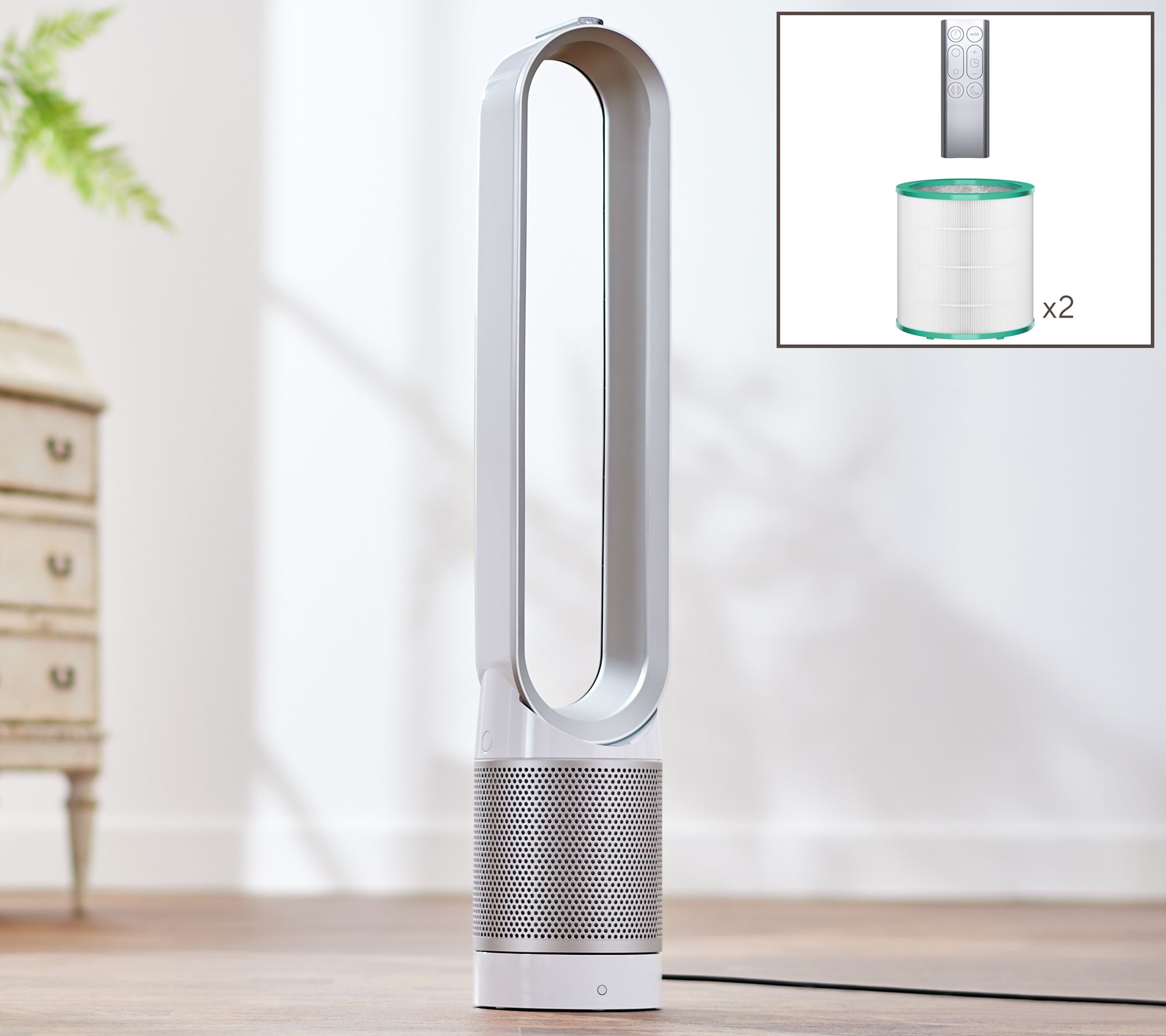 Dyson TP02 Pure Cool Link Air Purifier & Cooling Fan w/ Extra Filter -  QVC.com