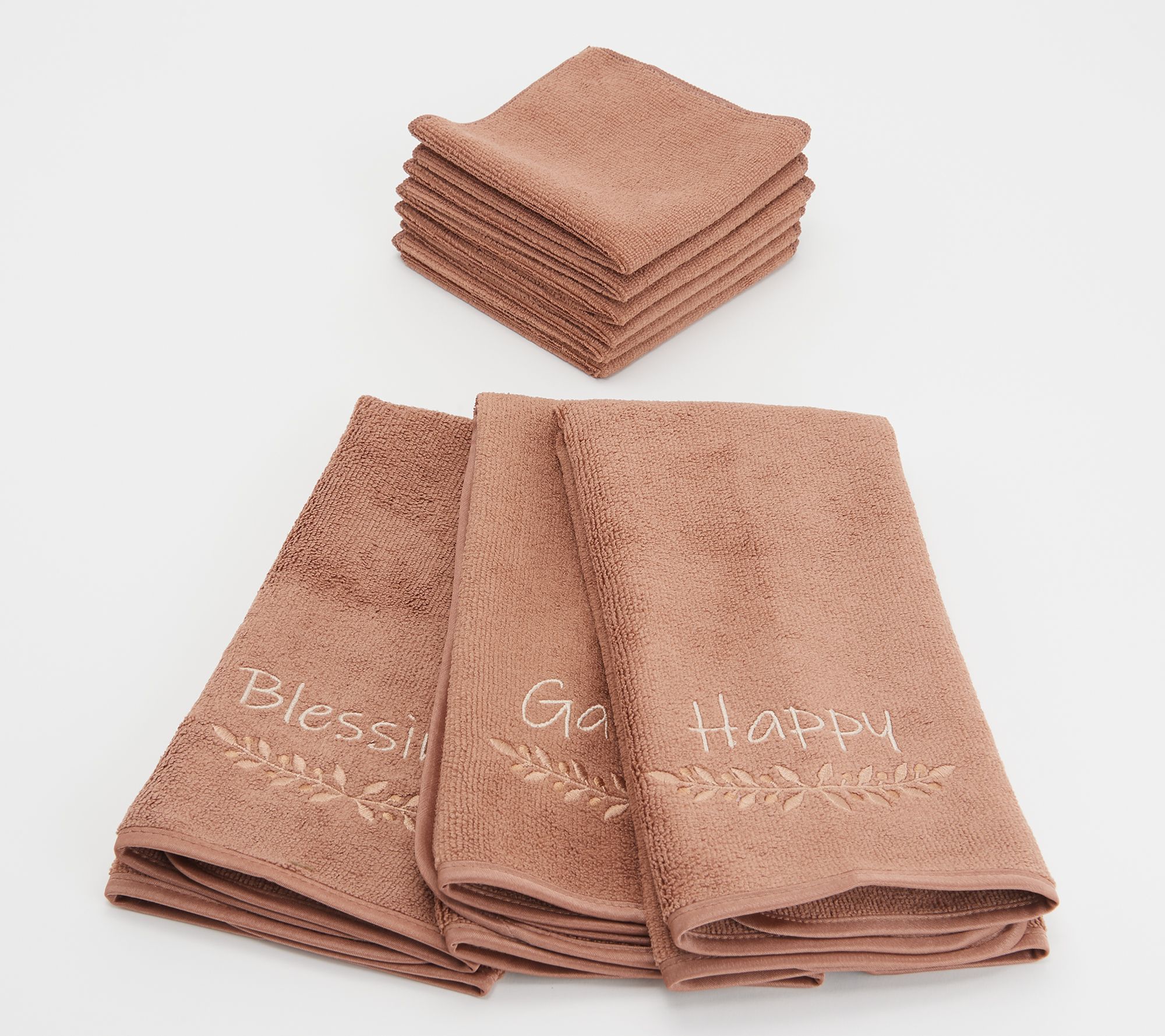 brown kitchen towels