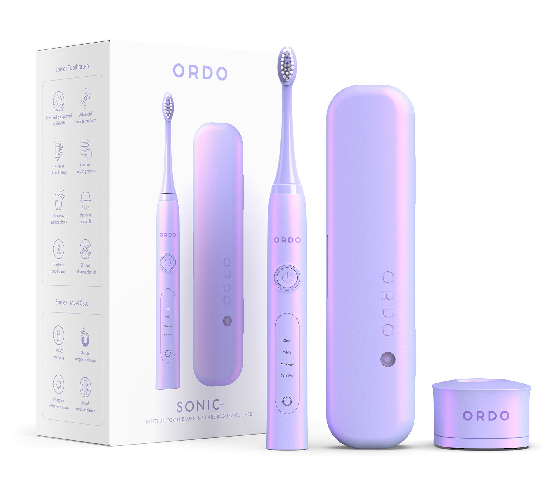 Ordo Sonic + Toothbrush & Charging Travel Case