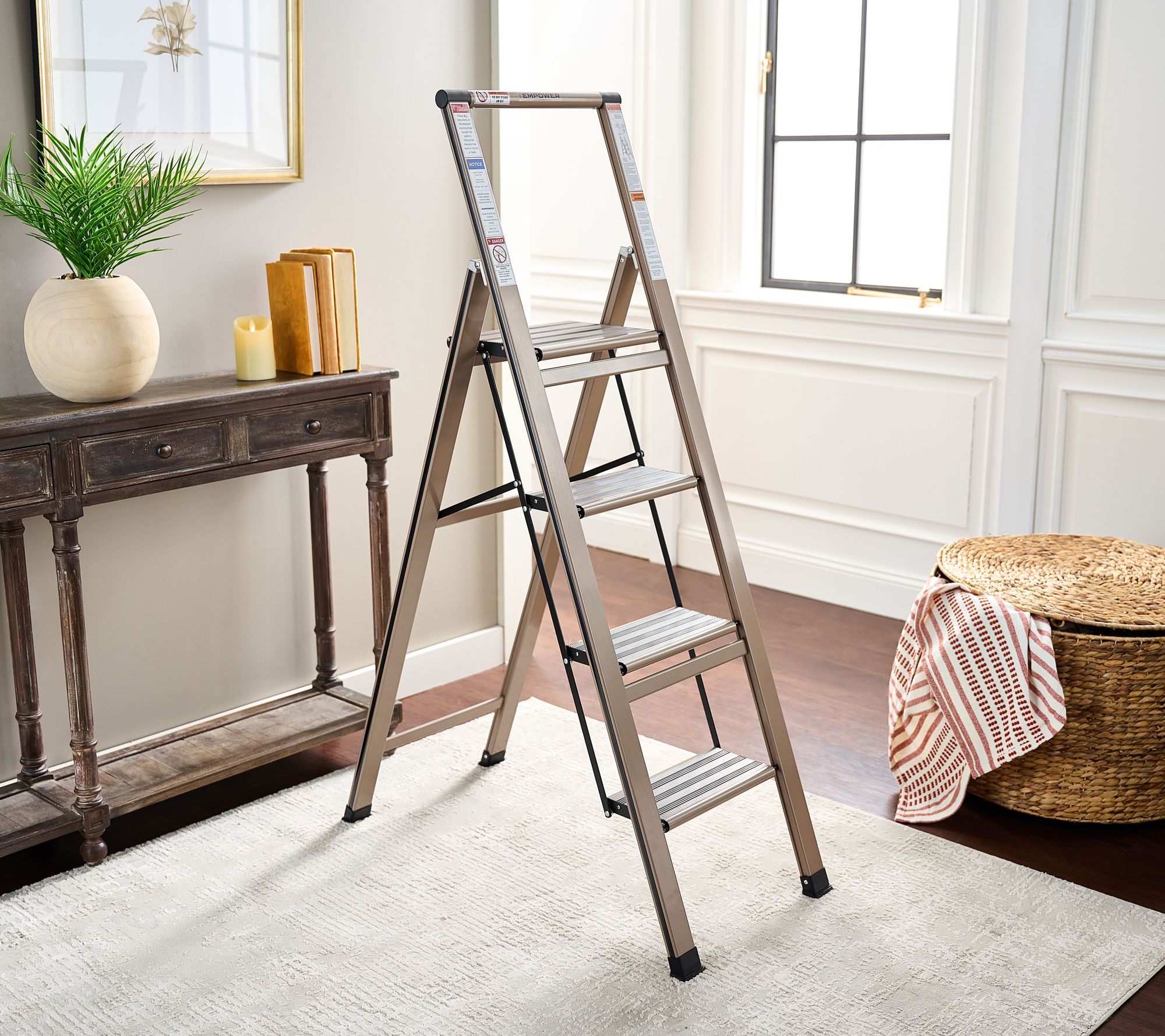 "As Is" EMPOWER Ultraslim 4-Step Lightweight Aluminum Ladder