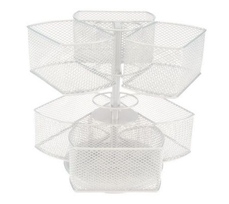 Nifty Spinning Dual Level Organizer Carousel - QVC.com
