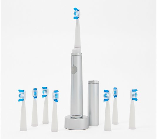 Pop Sonic Rechargeable Pro Sonic Toothbrush with 8 Brush Heads