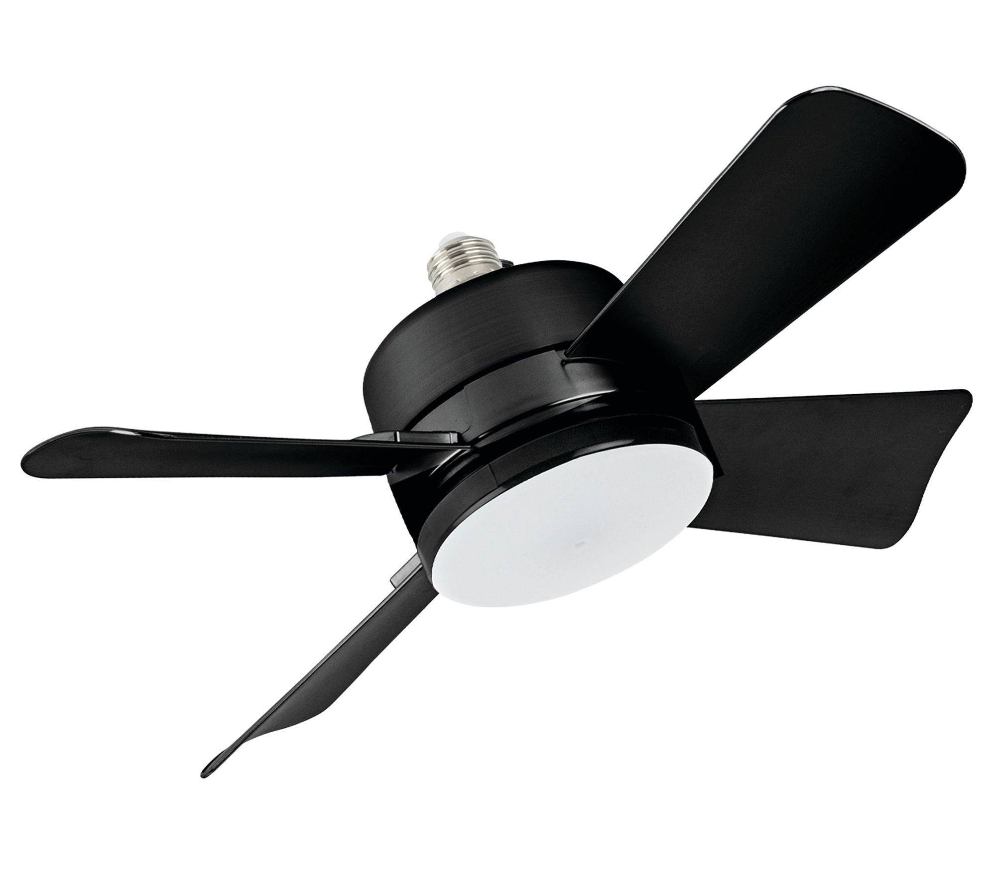 Bell & Howell 2-in-1 Socket Ceiling 3 Speed Fan & LED Light with Remote