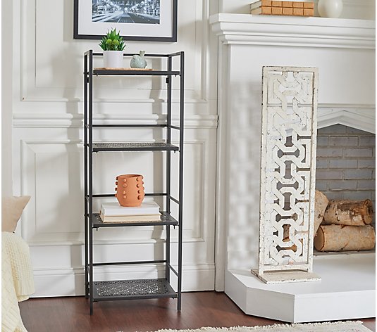Tidy & Co. 4-Tier Slim Collapsible Everyday Storage Rack