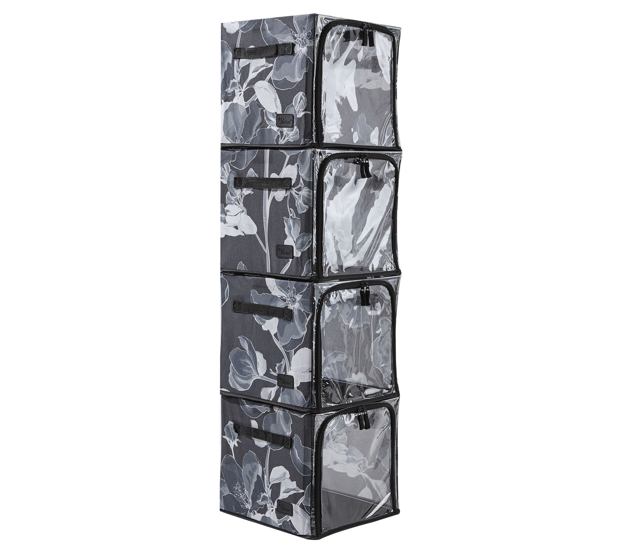 Canvas Bucket Tool Organizer, 34 Compartments, Black, Lenox