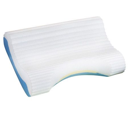 Contour Memory Foam Leg Pillow with Cover Cream