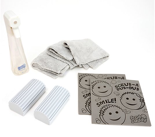 Scrub Daddy Damp Duster Sponges, Sheets & Microfiber Towel 8pc Set 