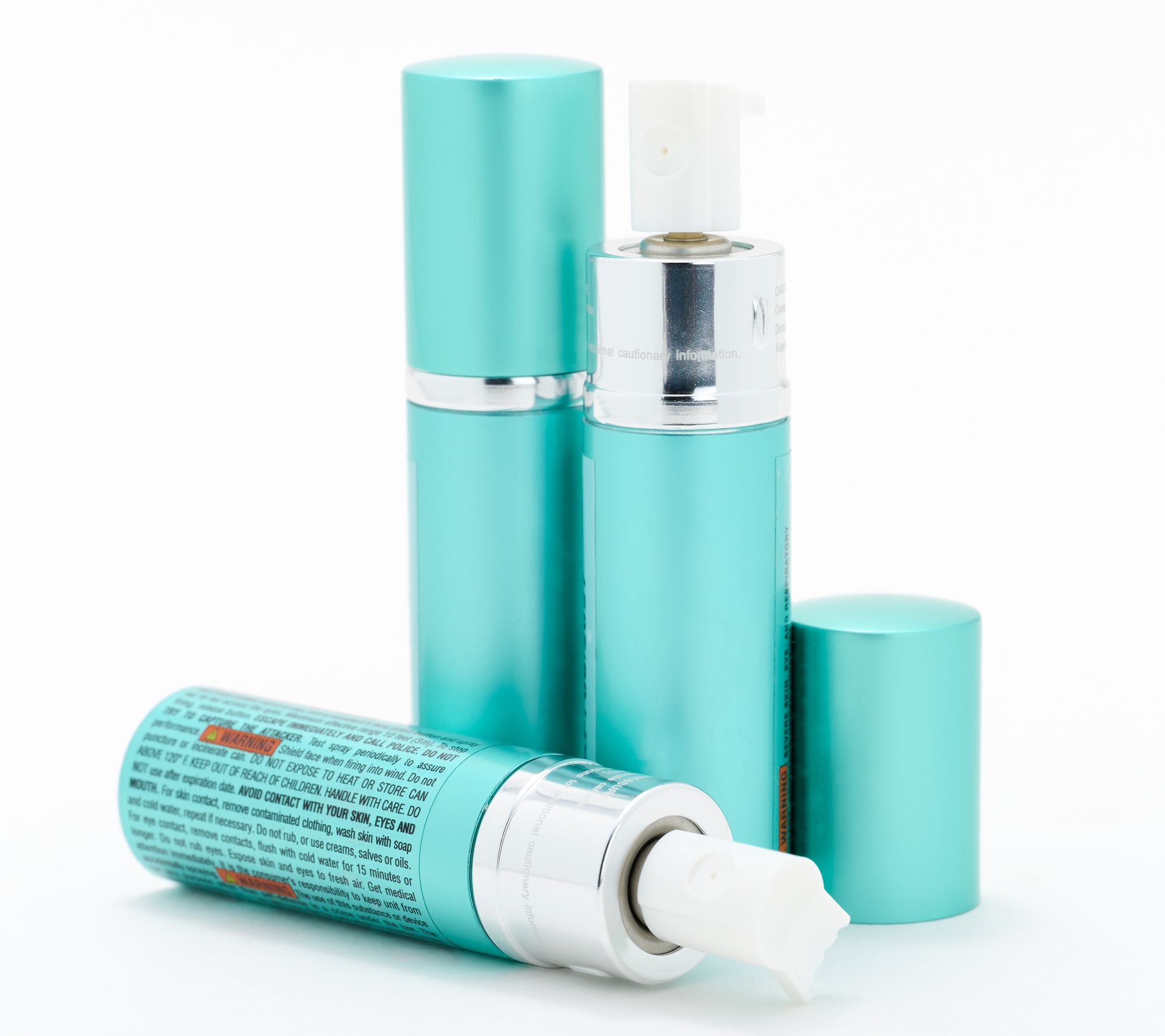 Sabre Set of 3 Lipstick Pepper Sprays w/ Gift Boxes