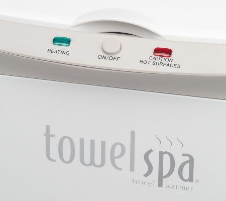 Towel Spa Towel Warmer w Built inTimer Auto Shut Off Mode QVC