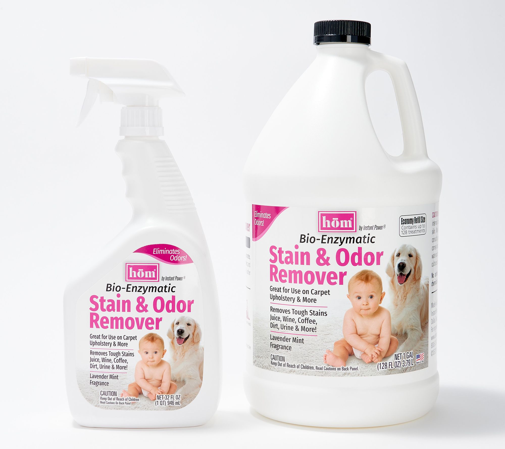 hom Super-Size Stain & Odor Eliminator with Spray Bottle 