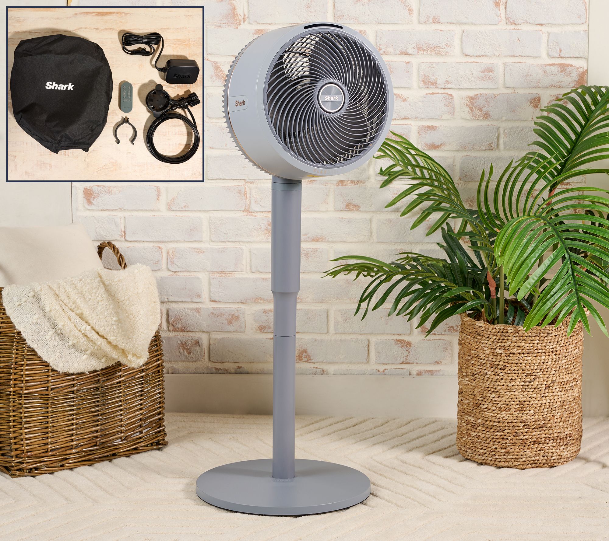 Shark FlexBreeze Indoor/Outdoor Cordless Fan with Misting