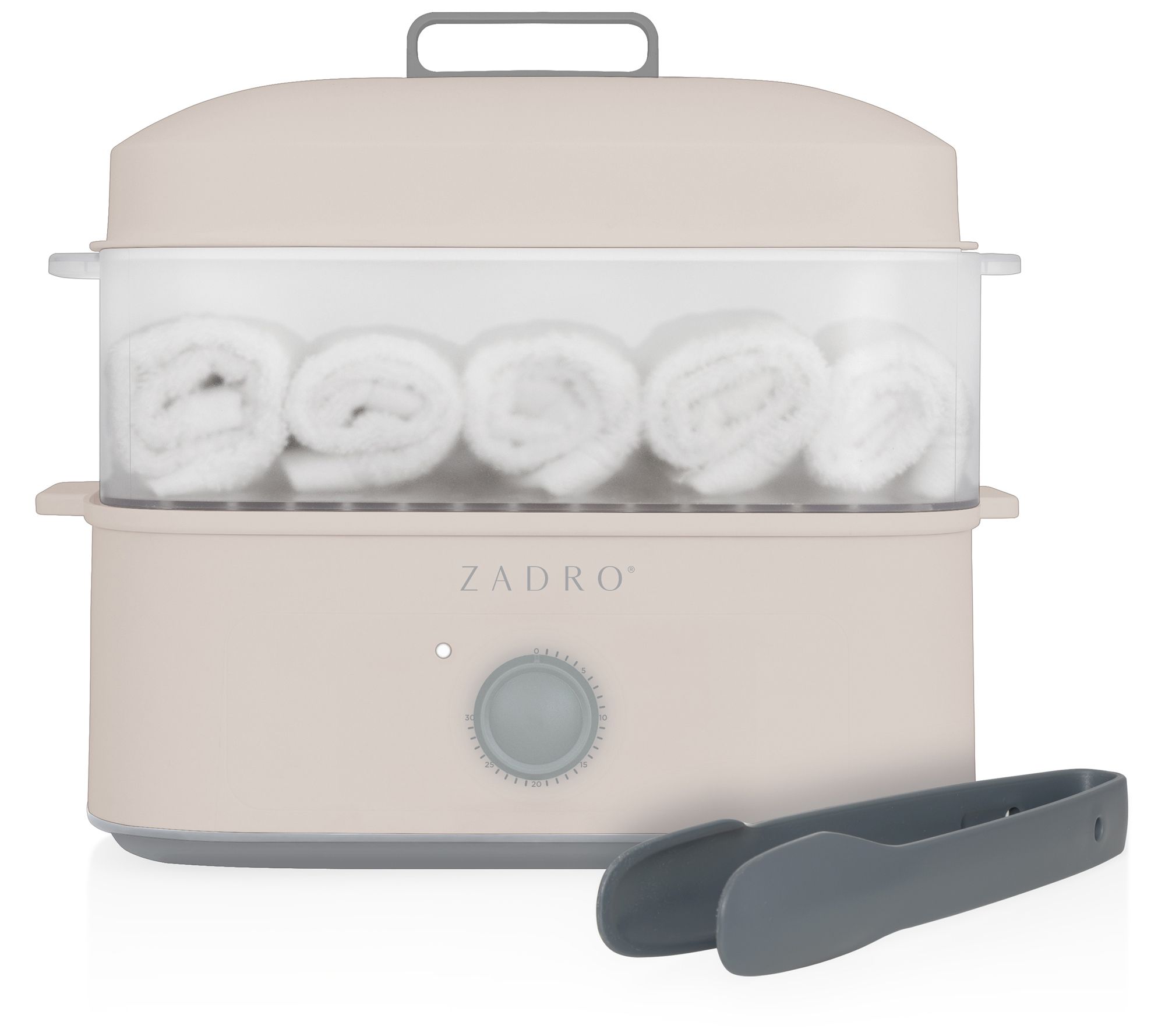 Zadro Large Capacity Luxury Countertop Towel Steamer