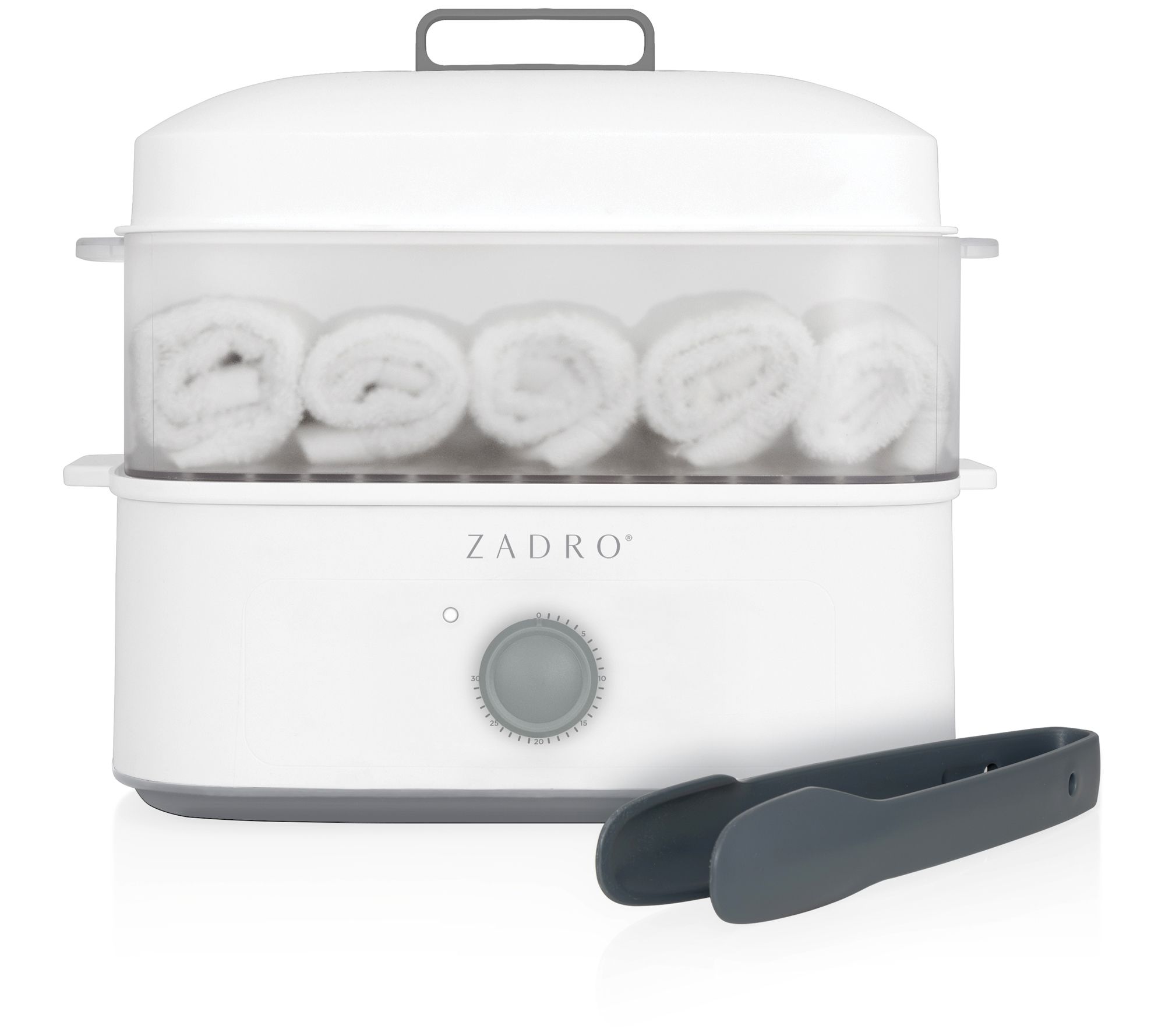 Zadro Large Capacity Luxury Countertop Towel Steamer