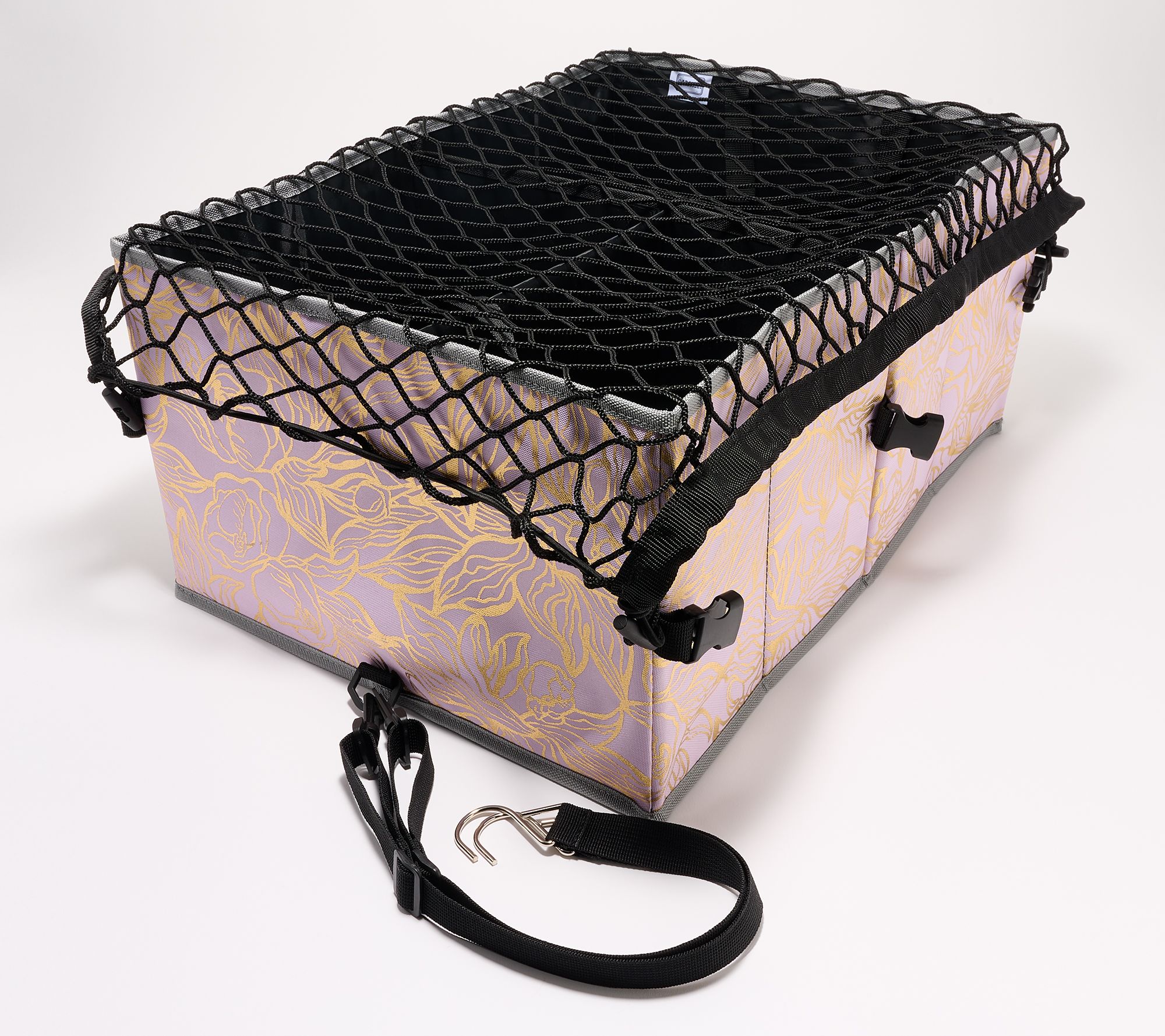"As Is" Garage21 Trunk Organizer with Mesh lid and Fasteners