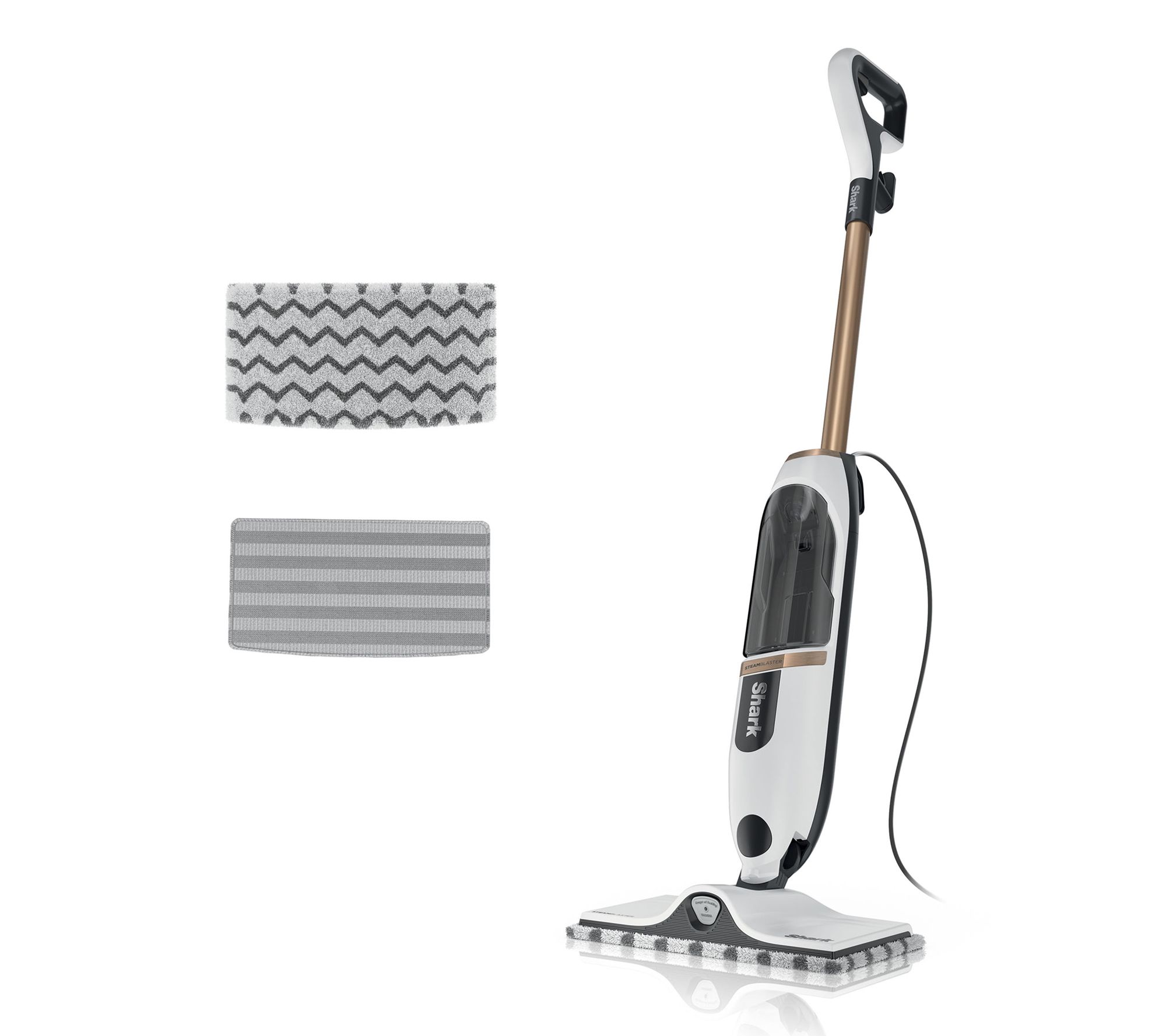  Shark SteamSpot Steam Mop with Steam Blaster & 3 Washable Pads