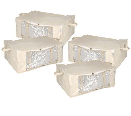 Cube Vacuum Storage Bags, 8 Pack (4 Jumbo+4 Large) Vacuum Sealer